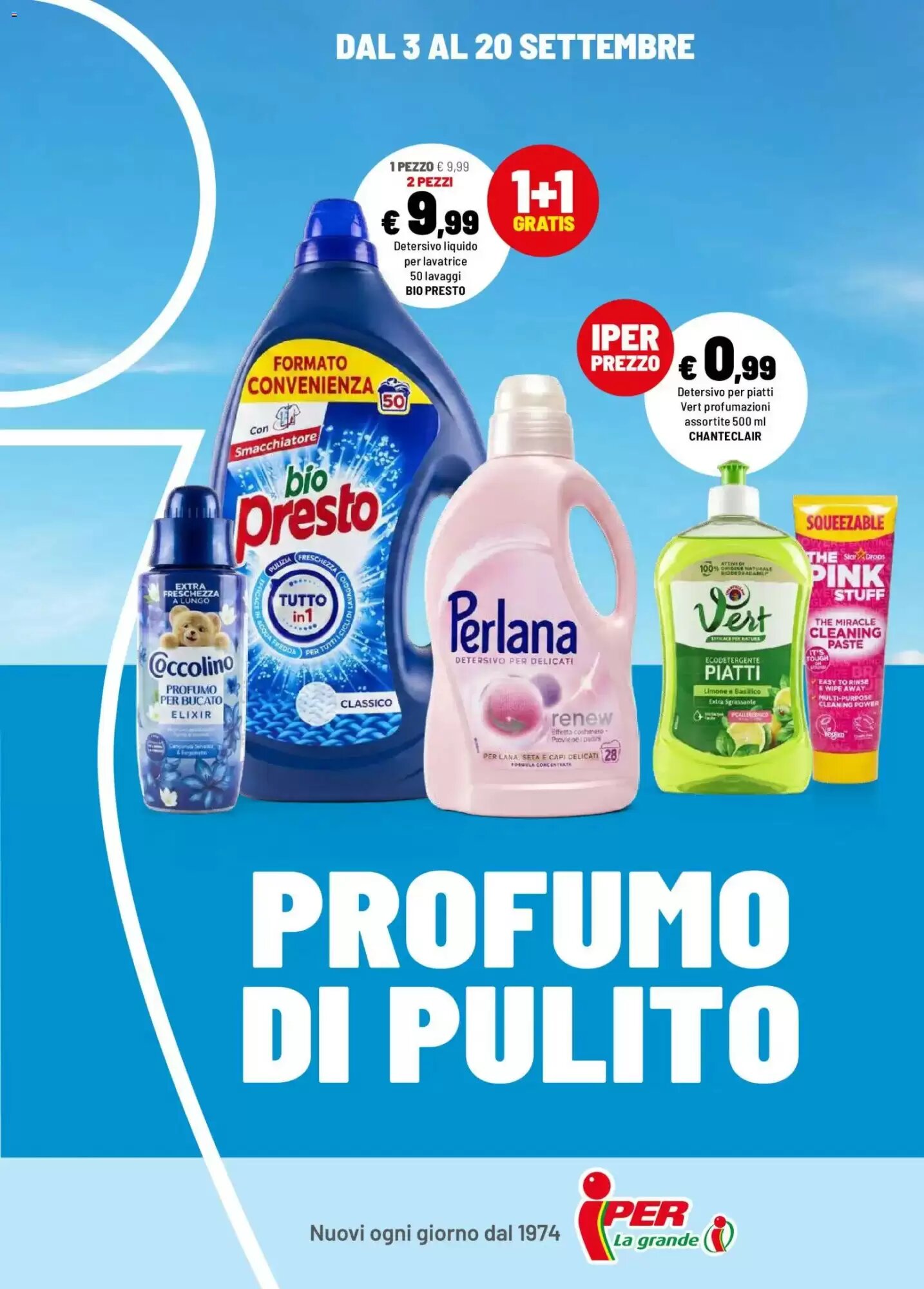 Volantino promozionale Iper La Grande valide dal 03/09/2026 - Pagina 1.