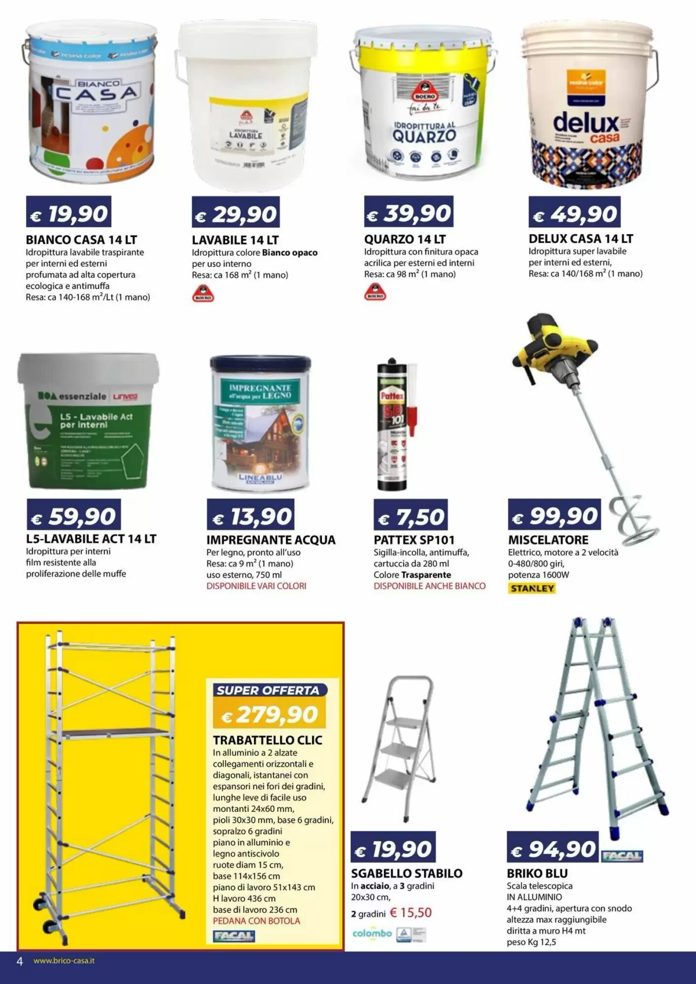 Volantino promozionale Bricocasa  valide dal 03/09/2026 - Pagina 4.