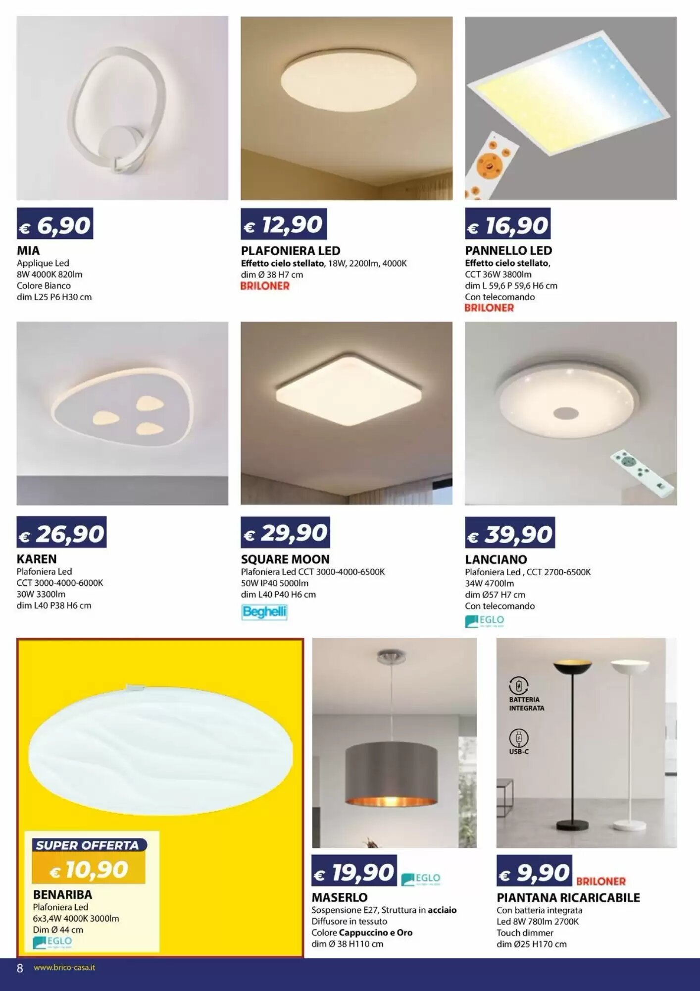 Volantino promozionale Bricocasa  valide dal 03/09/2026 - Pagina 8.