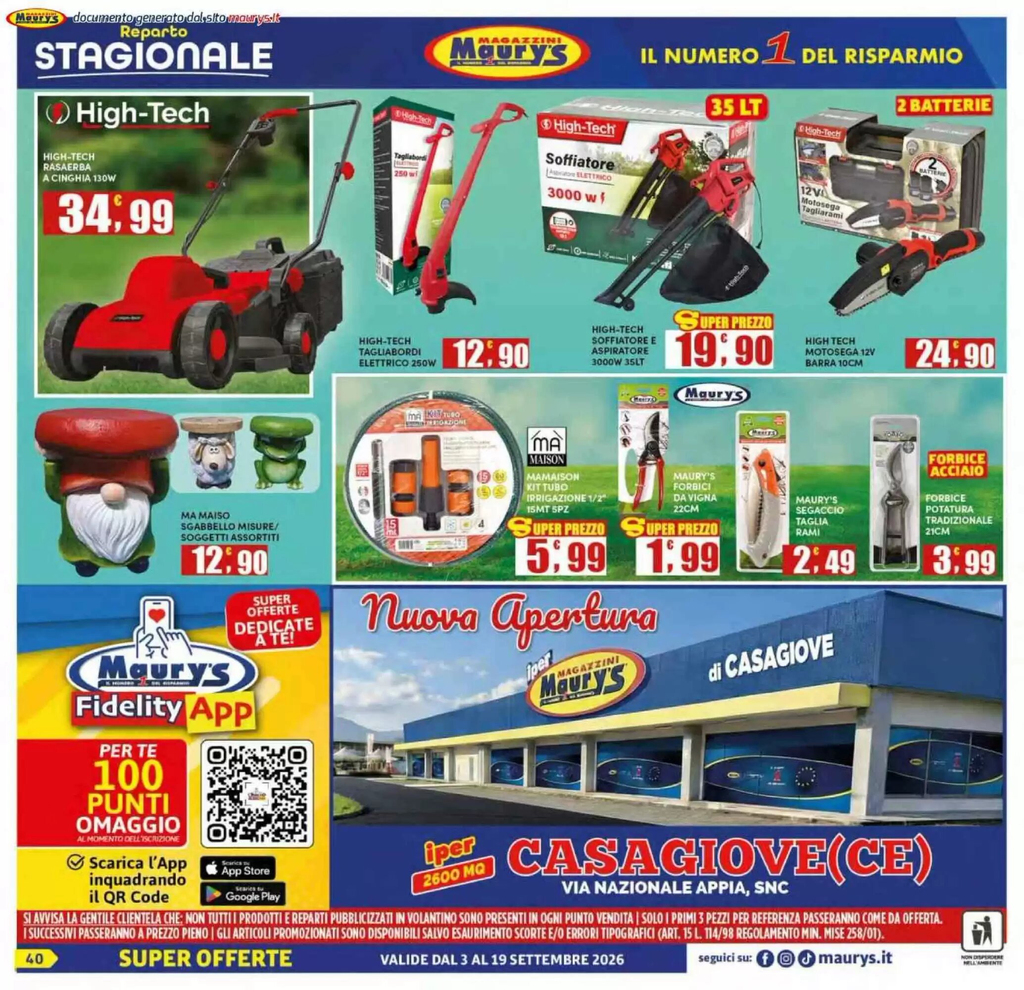 Volantino promozionale Maury's  valide dal 03/09/2026 - Pagina 40.