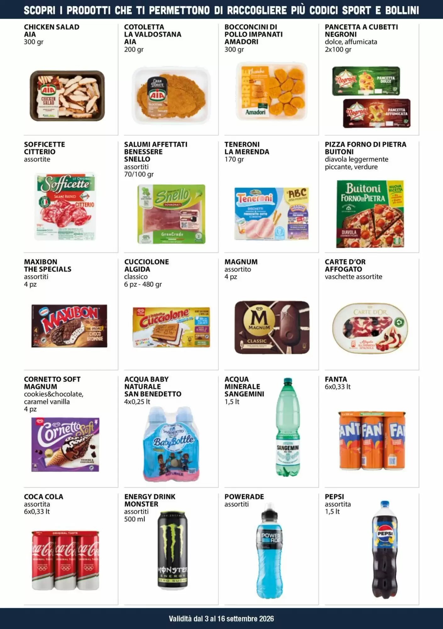 Volantino promozionale Cadoro  valide dal 03/09/2026 - Pagina 2.