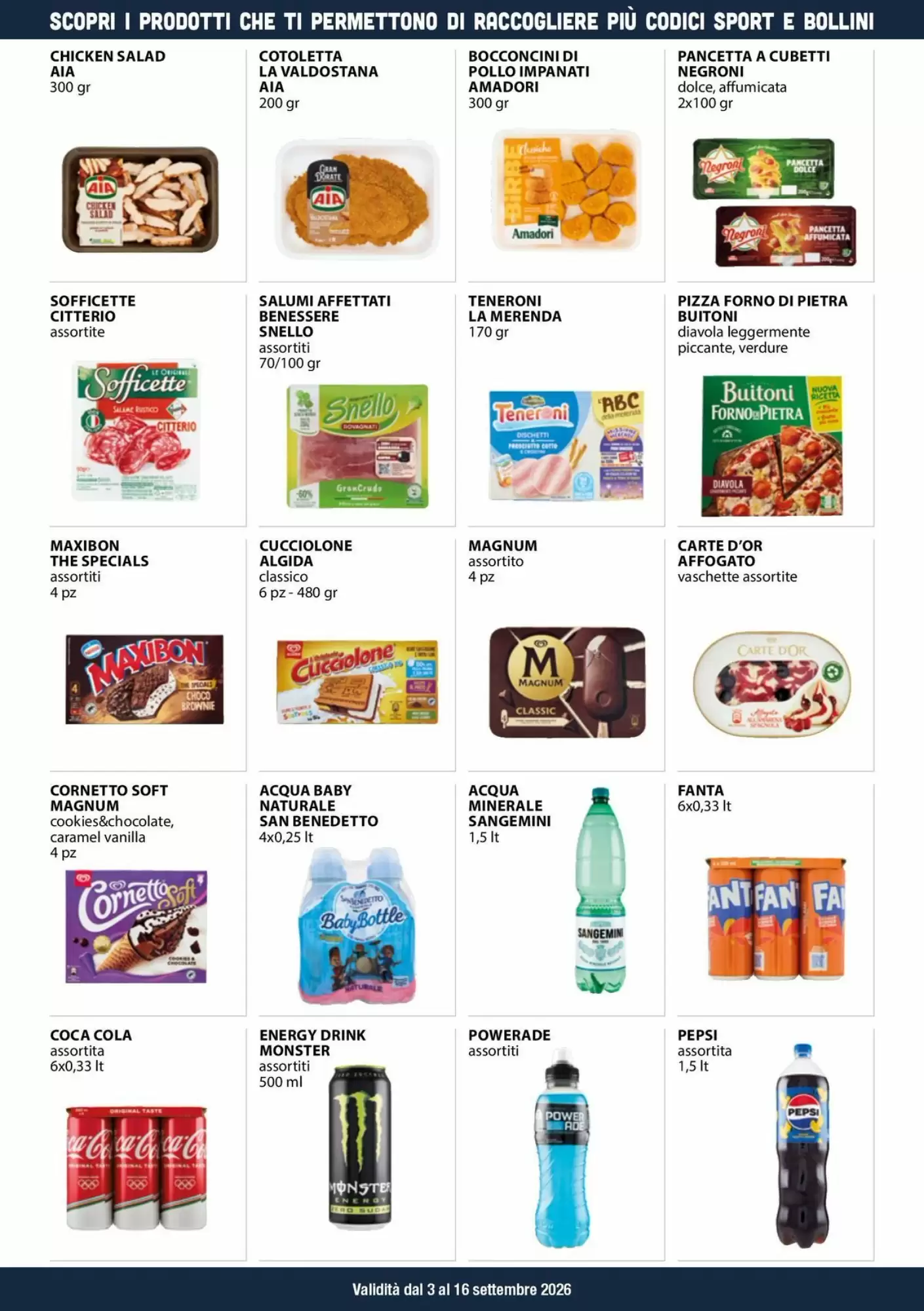 Volantino promozionale Cadoro  valide dal 03/09/2026 - Pagina 2.