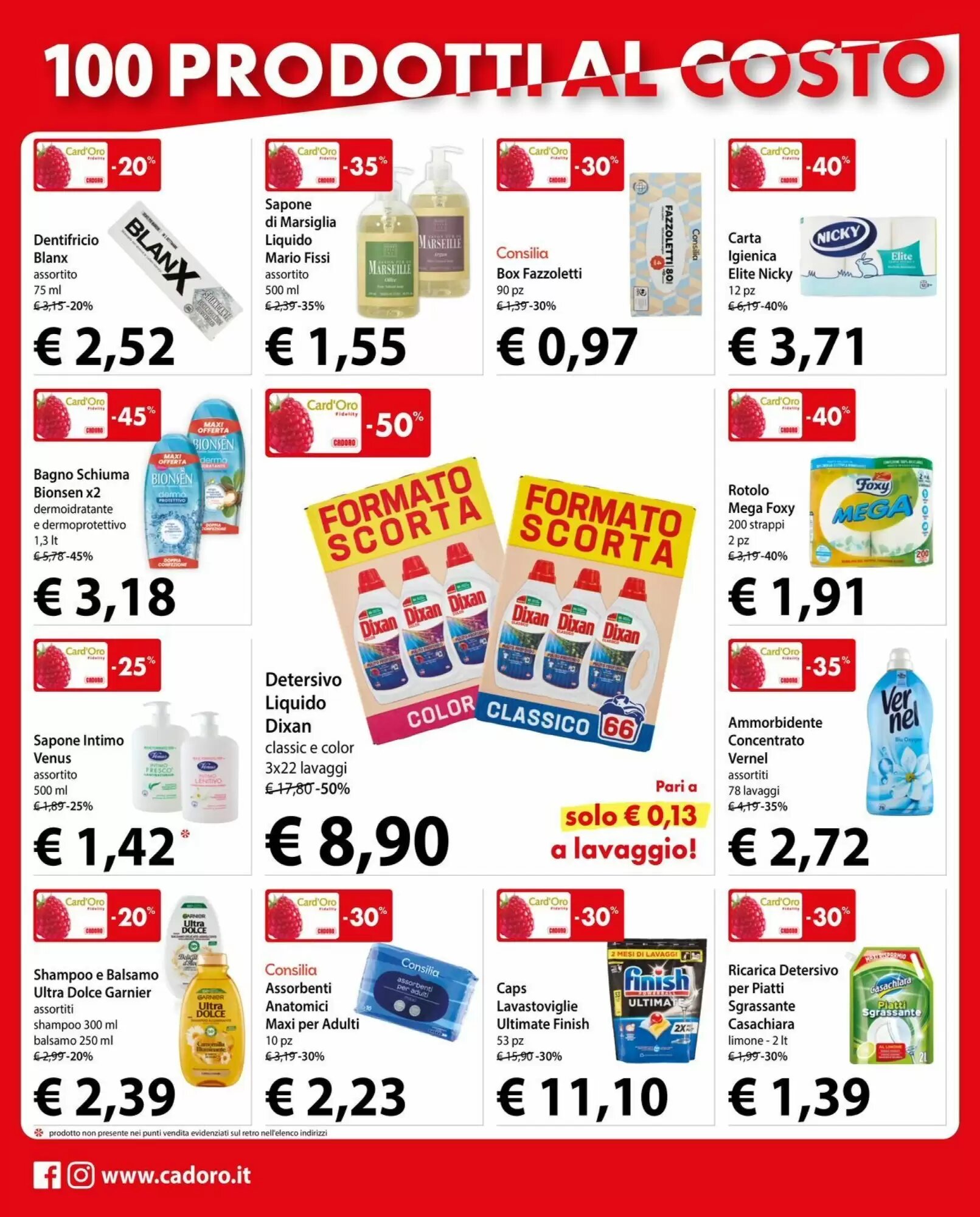 Volantino promozionale Cadoro  valide dal 03/09/2026 - Pagina 10.