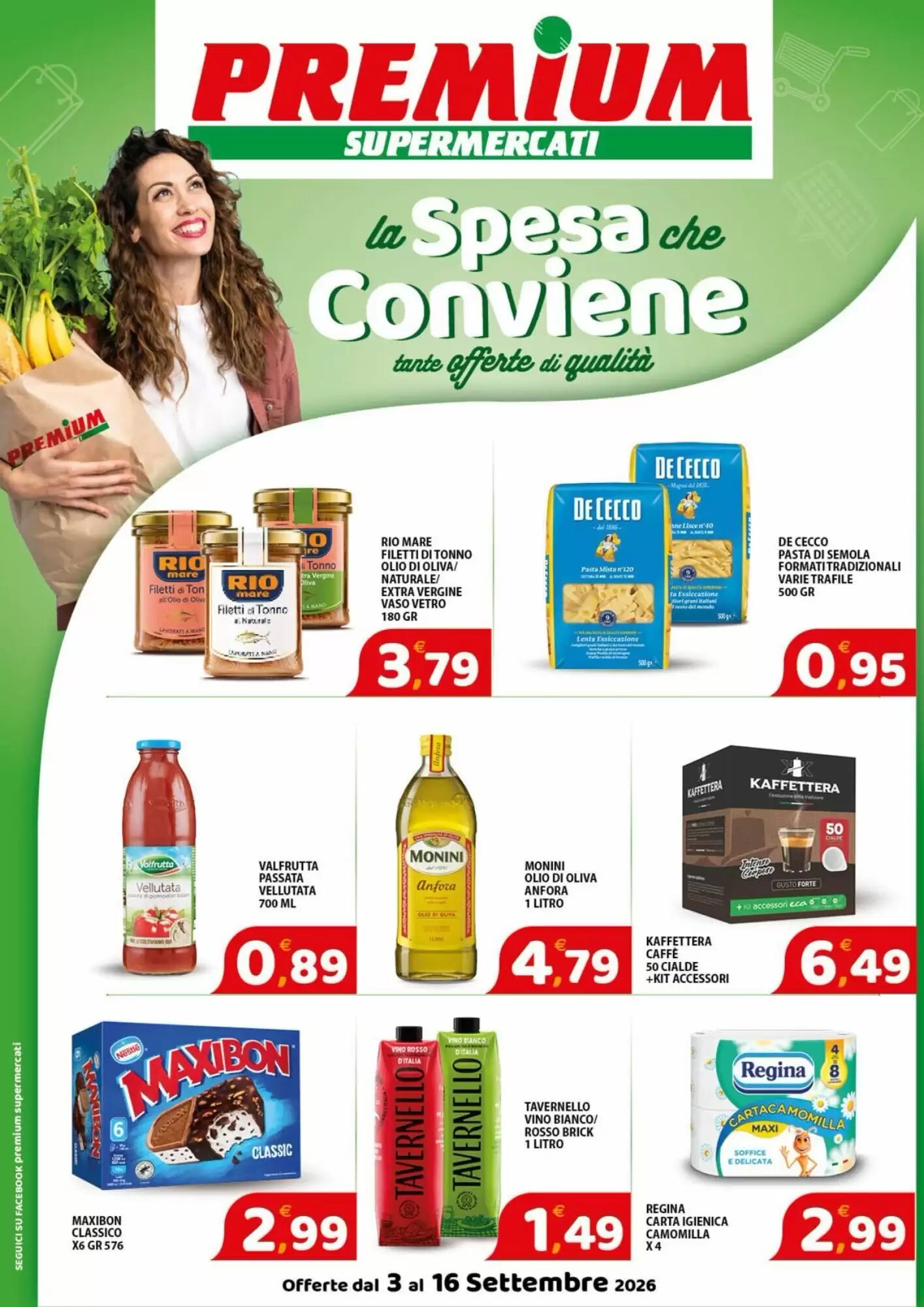 Volantino promozionale Premium Supermercati  valide dal 03/09/2026 - Pagina 1.