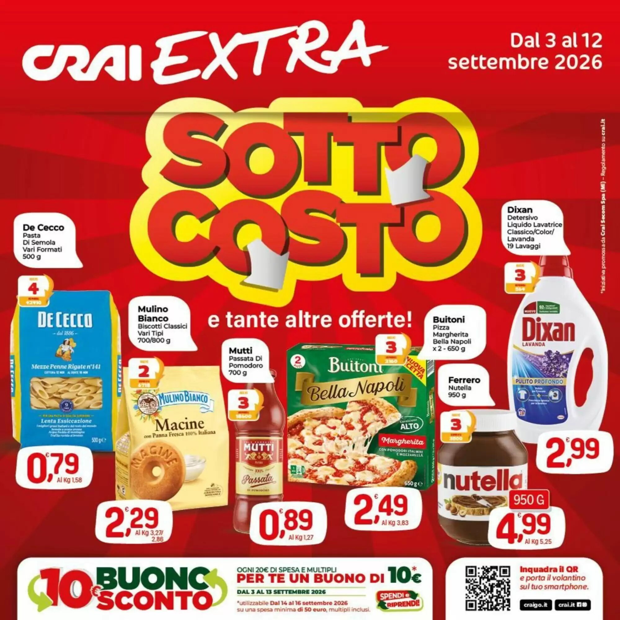 Volantino promozionale Crai  valide dal 03/09/2026 - Pagina 1.