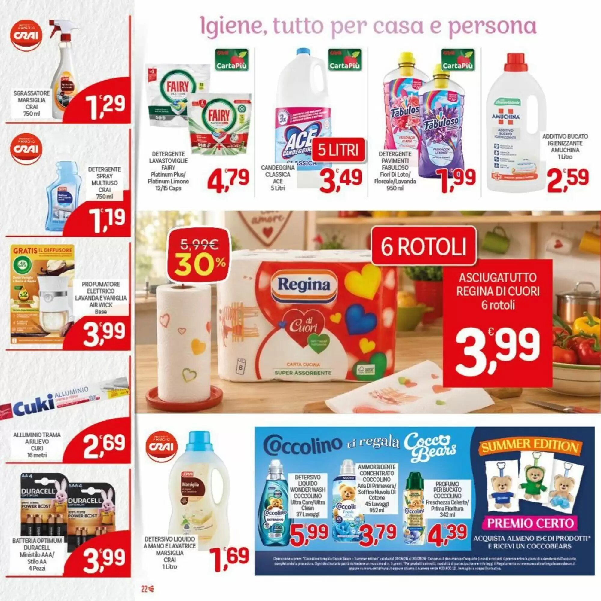Volantino promozionale Crai  valide dal 03/09/2026 - Pagina 22.