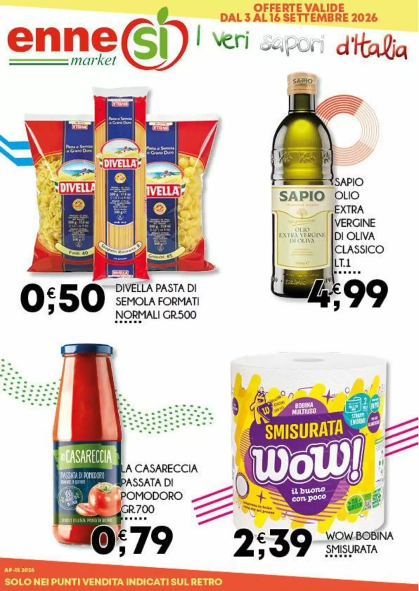 Volantino promozionale Enne Market valide dal 03/09/2026 - Pagina 1.