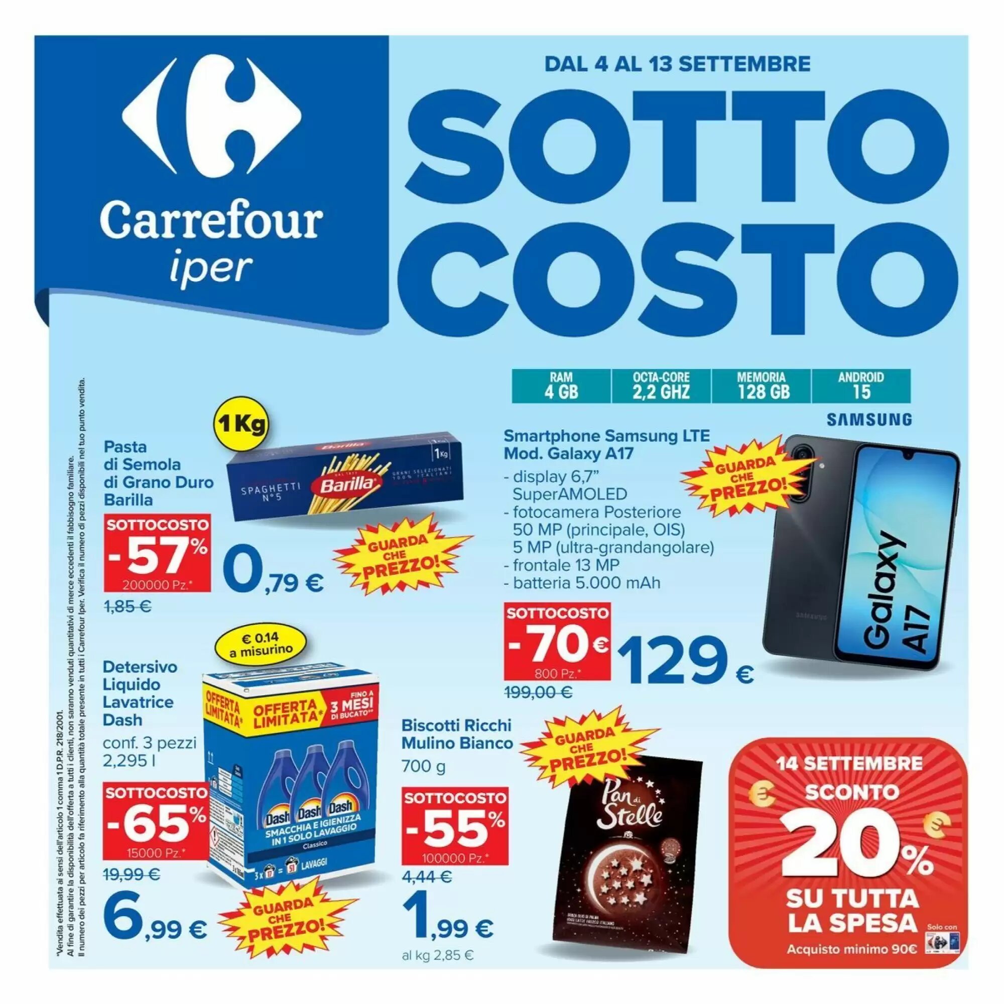 Volantino promozionale Carrefour Iper  valide dal 04/09/2026 - Pagina 1.