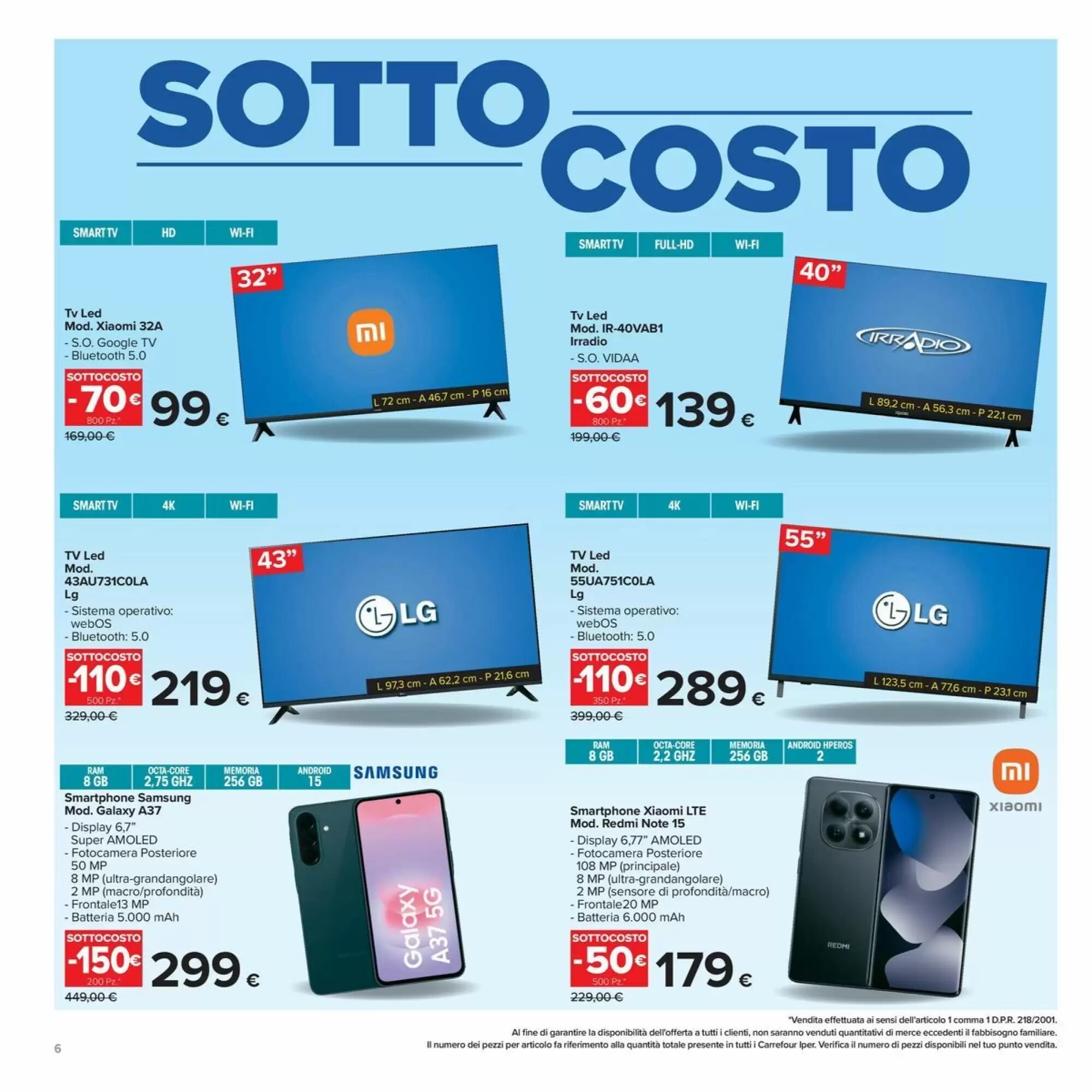 Volantino promozionale Carrefour Iper  valide dal 04/09/2026 - Pagina 6.