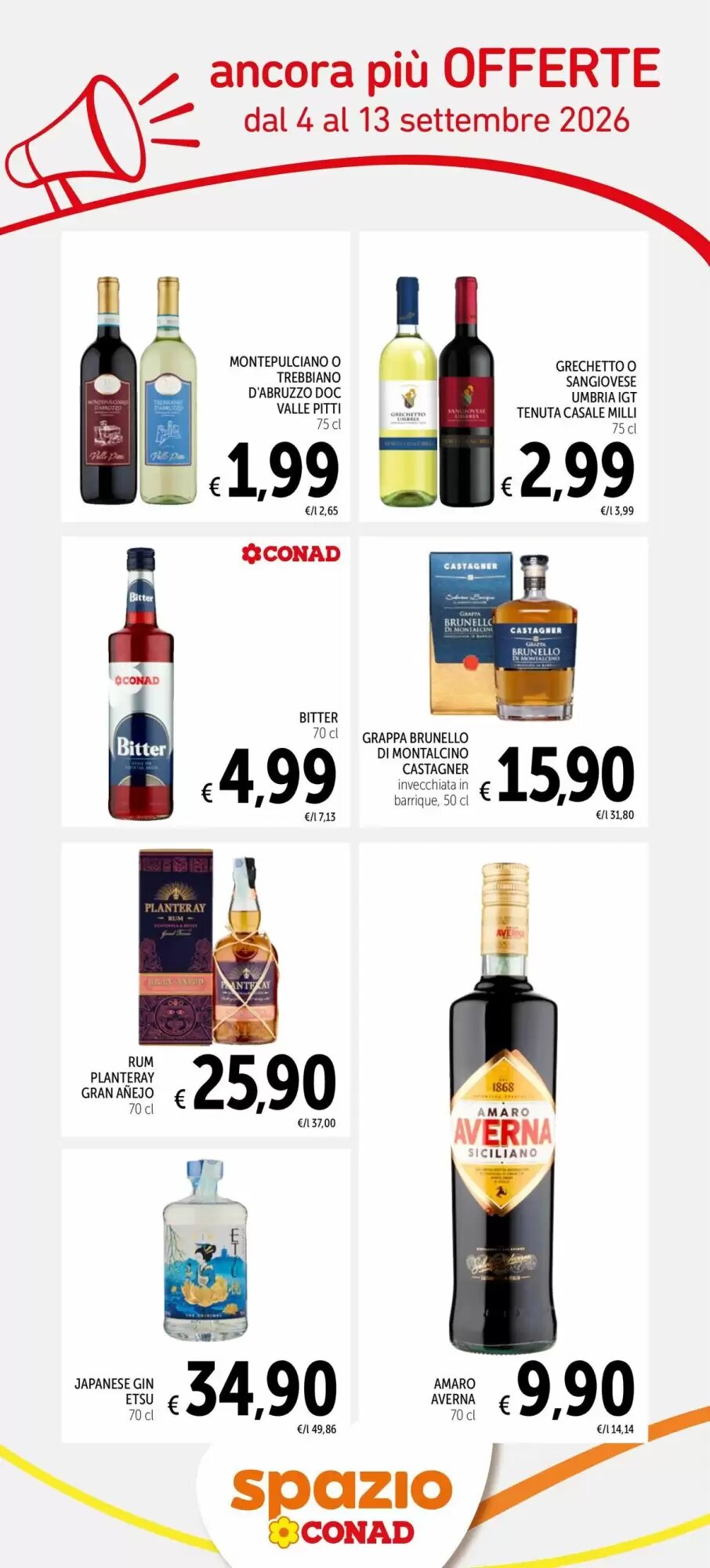 Volantino promozionale Spazio Conad  valide dal 04/09/2026 - Pagina 2.