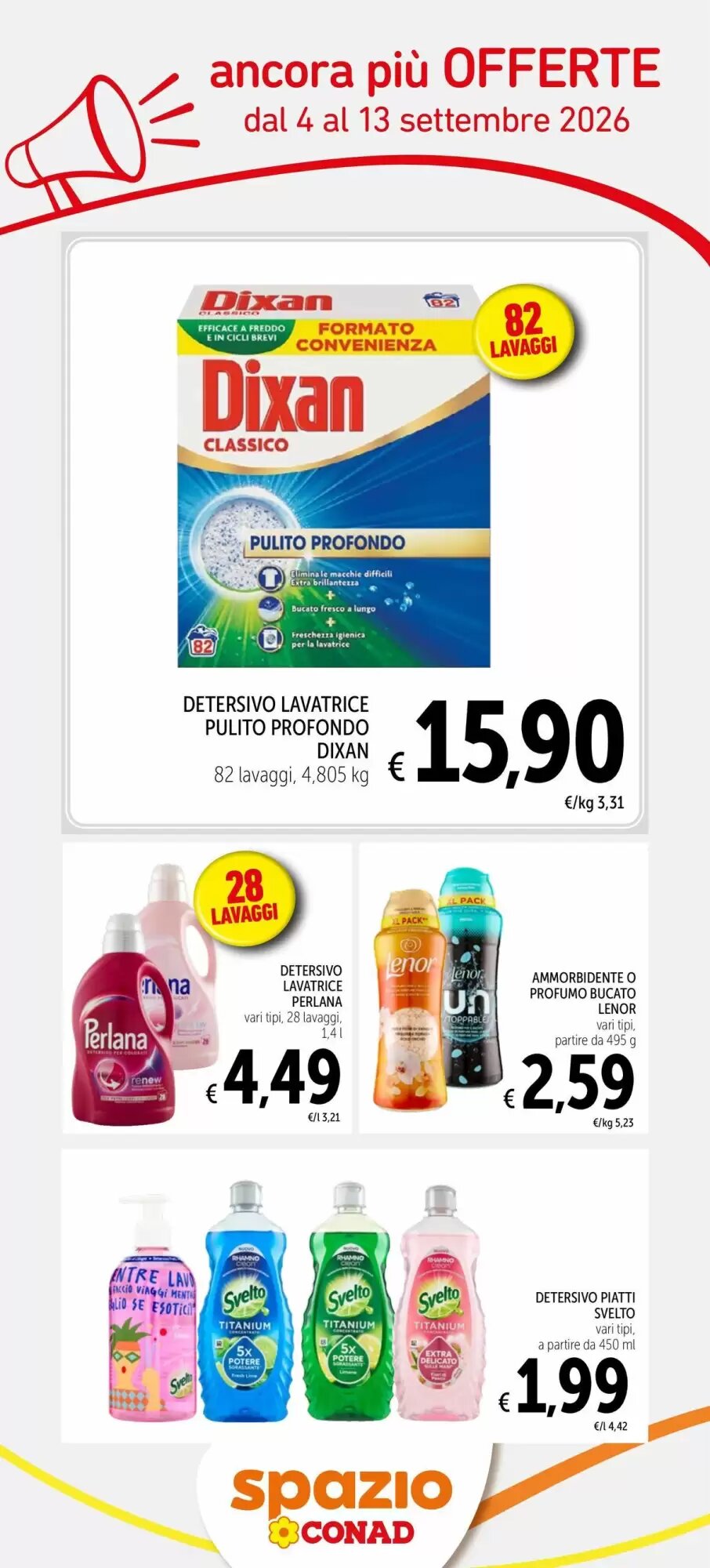 Volantino promozionale Spazio Conad  valide dal 04/09/2026 - Pagina 4.