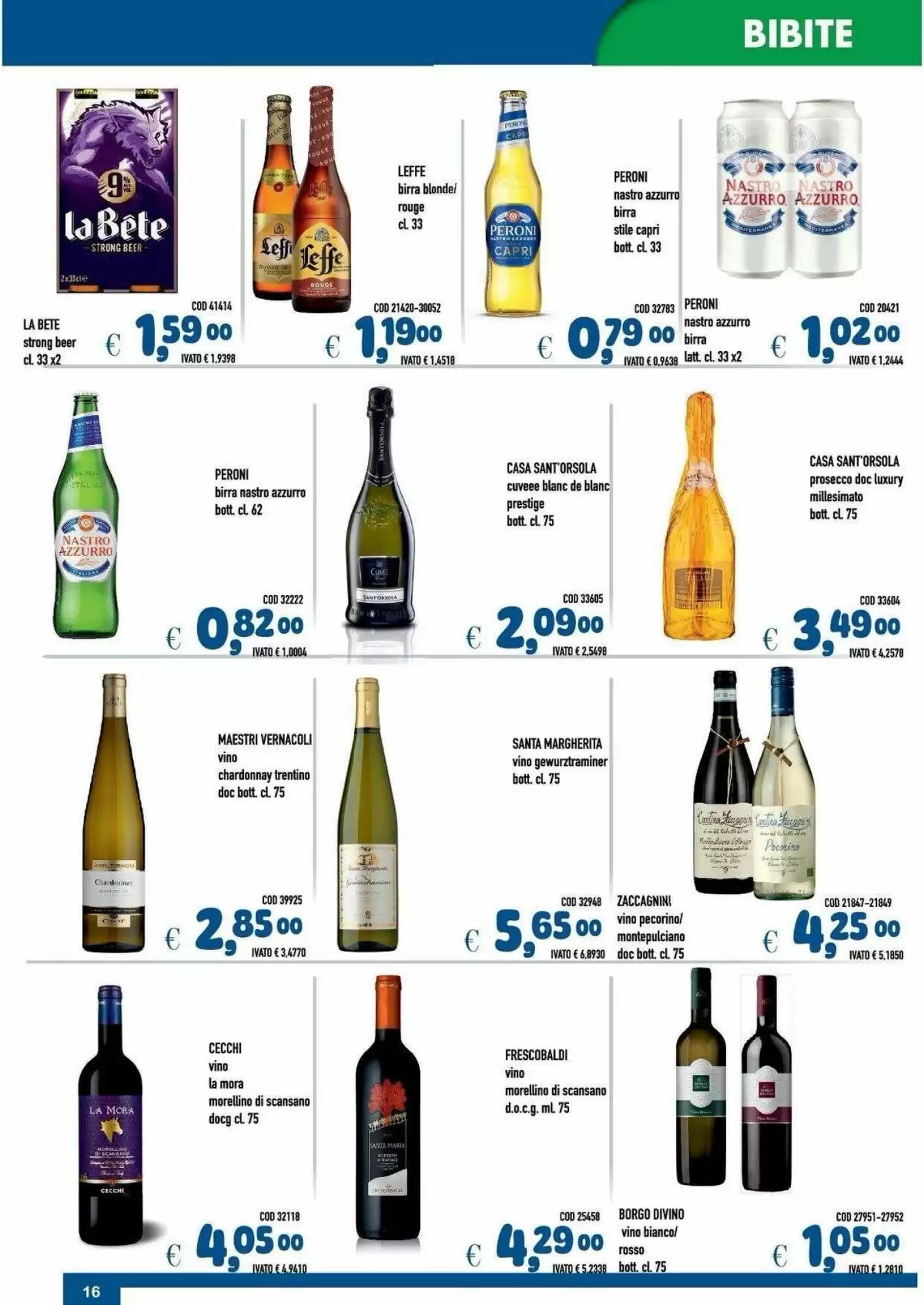 Volantino promozionale Del Prete Distribuzioni  valide dal 04/09/2026 - Pagina 16.