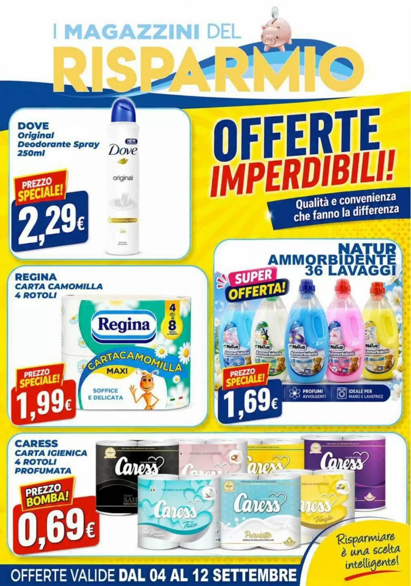 Volantino promozionale Magazzini del Risparmio  valide dal 04/09/2026 - Pagina 1.