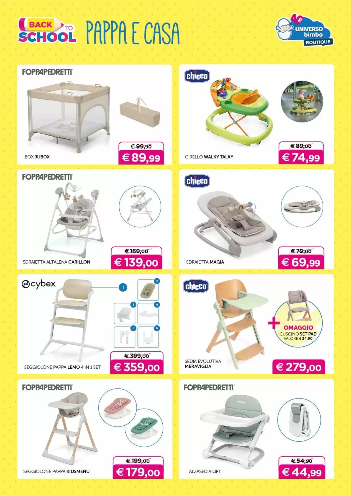 Volantino promozionale Universo Bimbo  valide dal 04/09/2026 - Pagina 12.