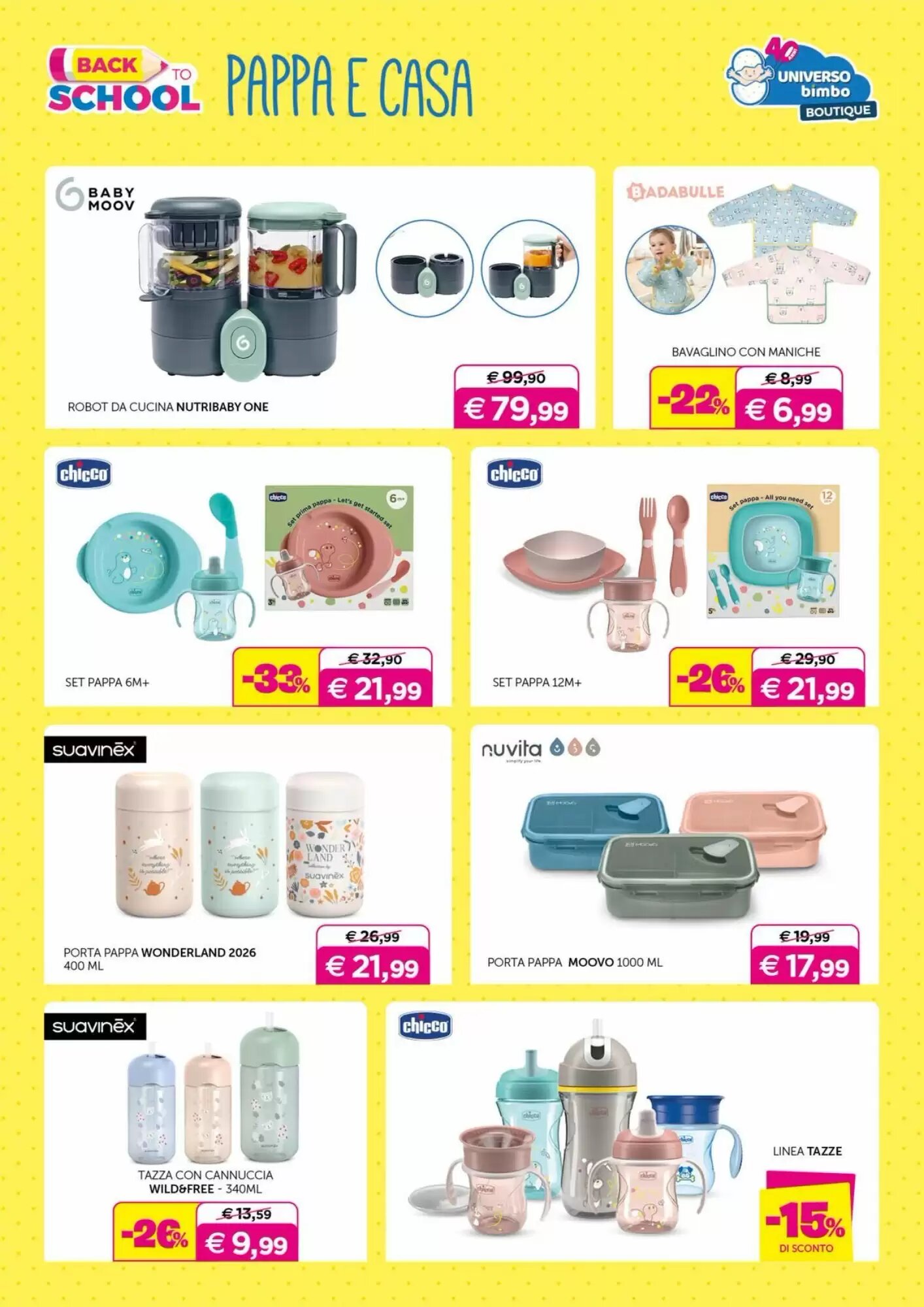 Volantino promozionale Universo Bimbo  valide dal 04/09/2026 - Pagina 13.