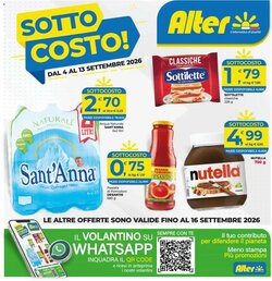 Volantino promozionale Alter Discount  valide dal 04/09/2026