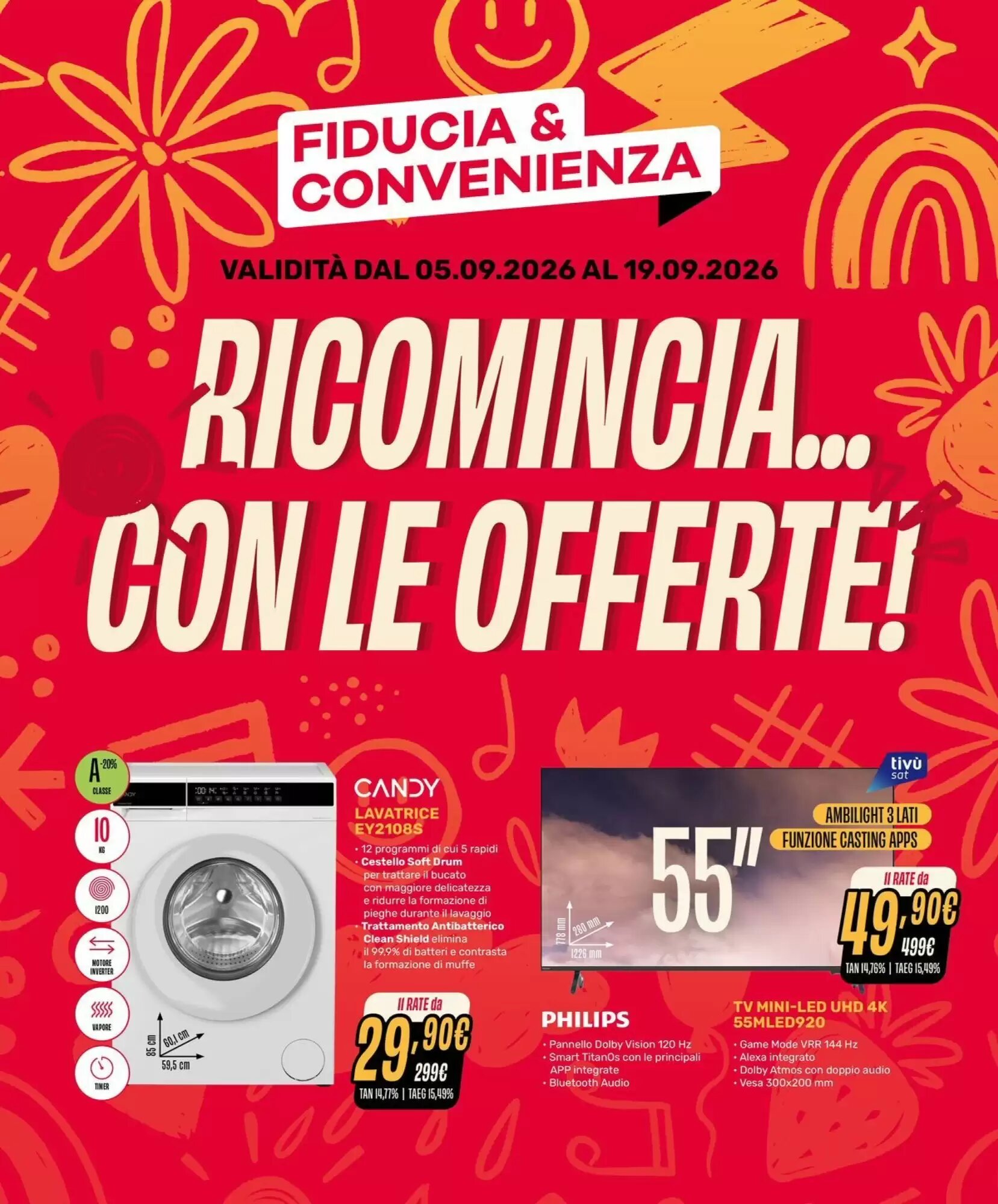 Volantino promozionale Fiducia & Convenienza  valide dal 05/09/2026 - Pagina 1.