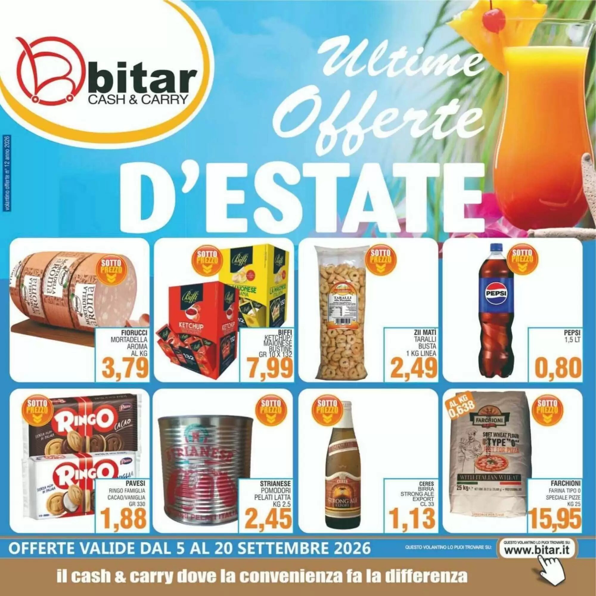 Volantino promozionale Bitar valide dal 05/09/2026 - Pagina 1.