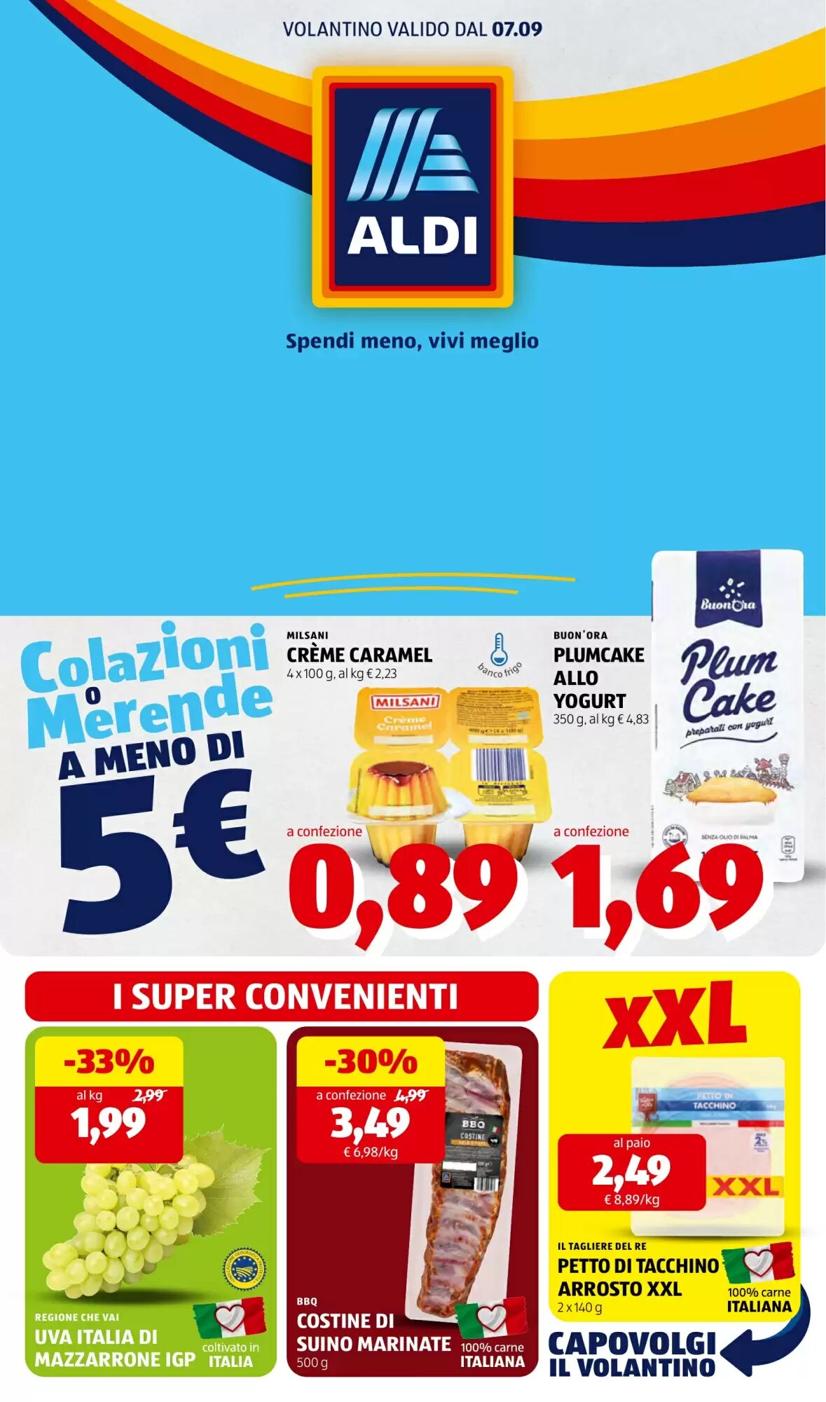 Volantino promozionale ALDI valide dal 07/09/2026 - Pagina 1.