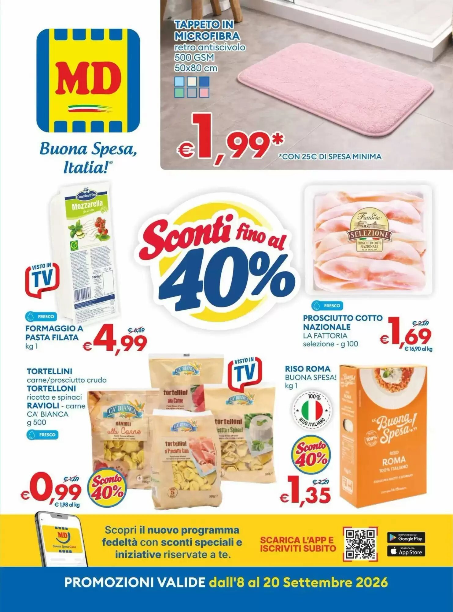 Volantino promozionale MD Discount  valide dal 07/09/2026 - Pagina 1.