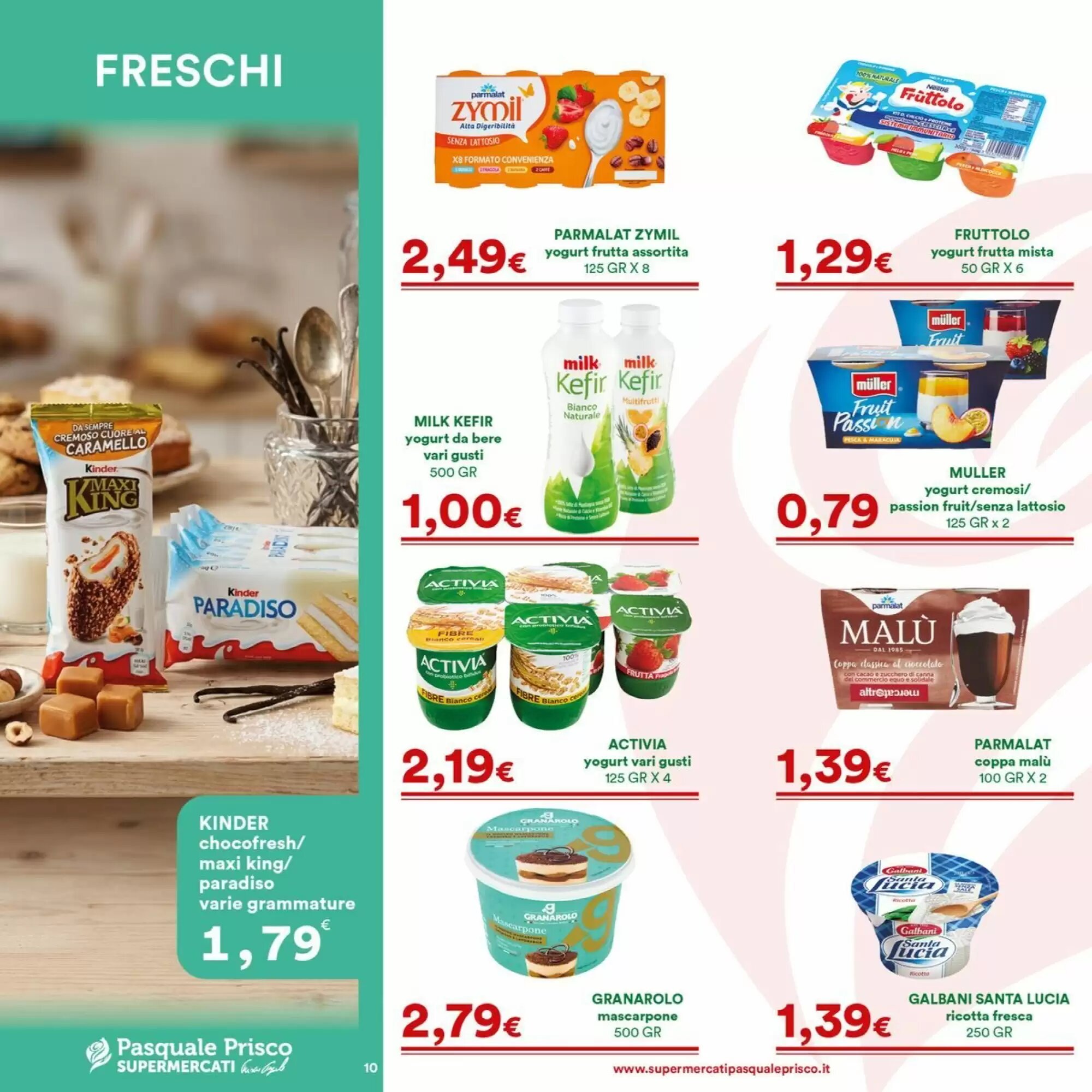 Volantino promozionale Supermercati Pasquale Prisco  valide dal 07/09/2026 - Pagina 10.