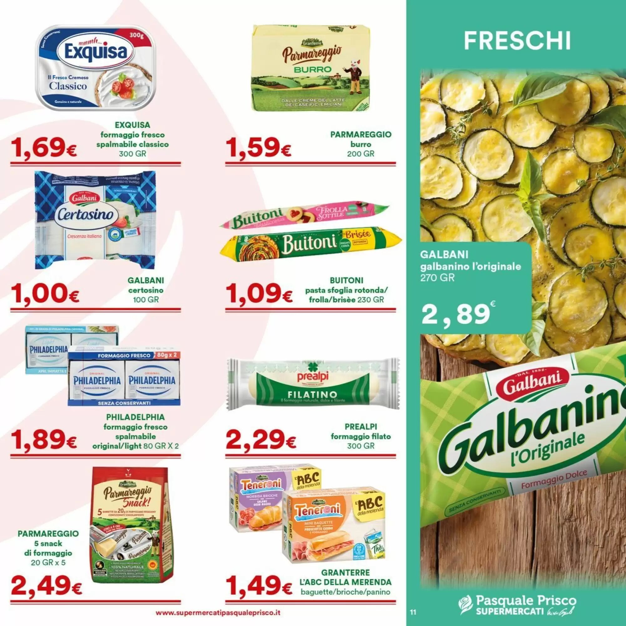 Volantino promozionale Supermercati Pasquale Prisco  valide dal 07/09/2026 - Pagina 11.