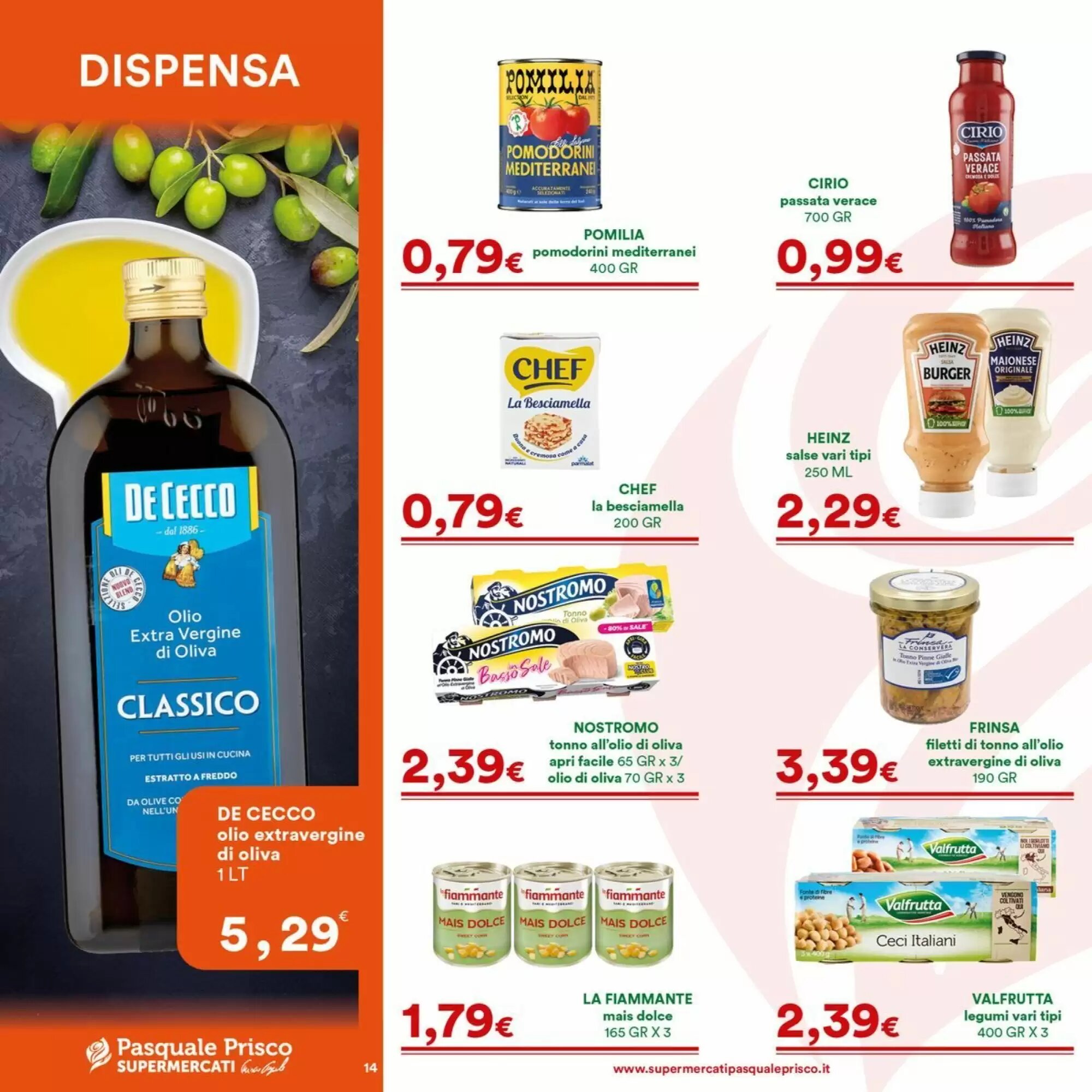 Volantino promozionale Supermercati Pasquale Prisco  valide dal 07/09/2026 - Pagina 14.