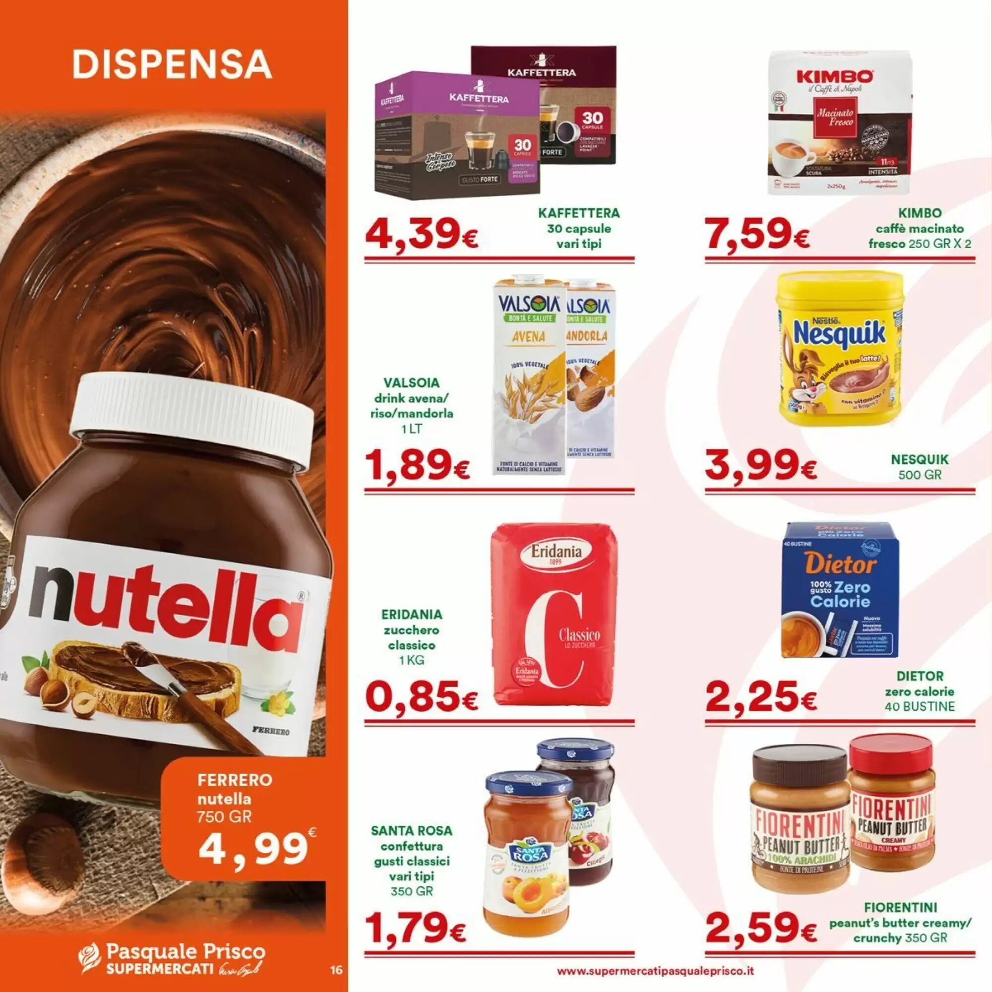 Volantino promozionale Supermercati Pasquale Prisco  valide dal 07/09/2026 - Pagina 16.