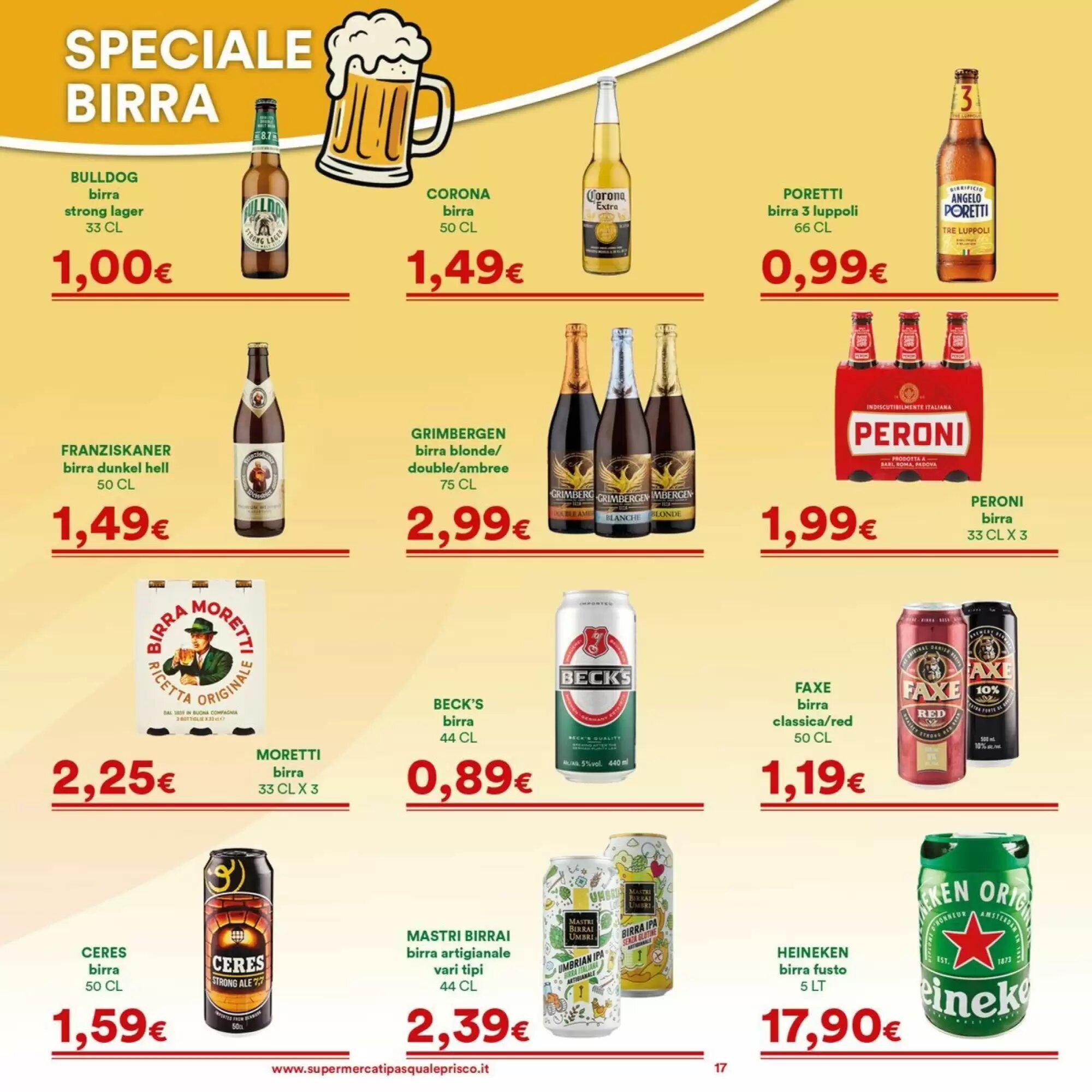 Volantino promozionale Supermercati Pasquale Prisco  valide dal 07/09/2026 - Pagina 17.