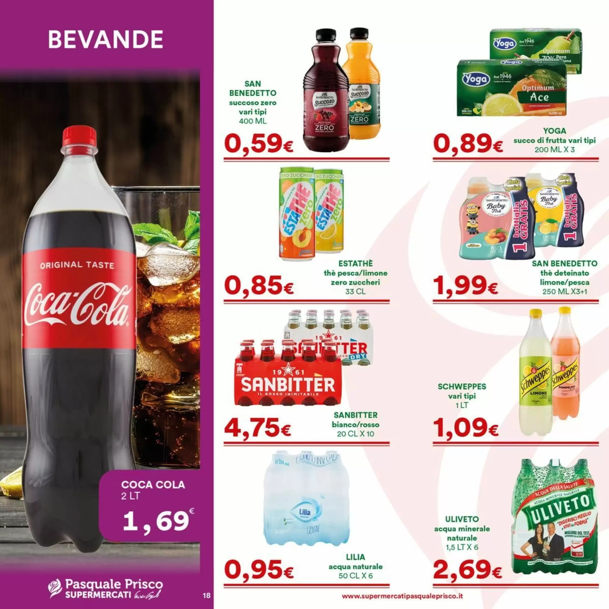 Volantino promozionale Supermercati Pasquale Prisco  valide dal 07/09/2026 - Pagina 18.