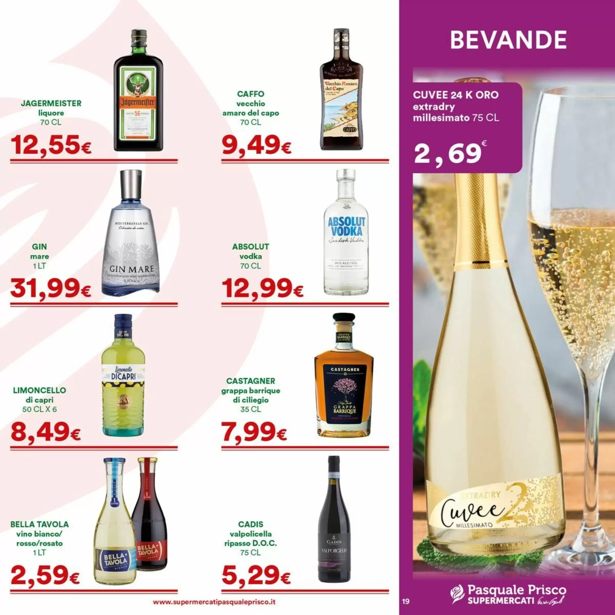Volantino promozionale Supermercati Pasquale Prisco  valide dal 07/09/2026 - Pagina 19.
