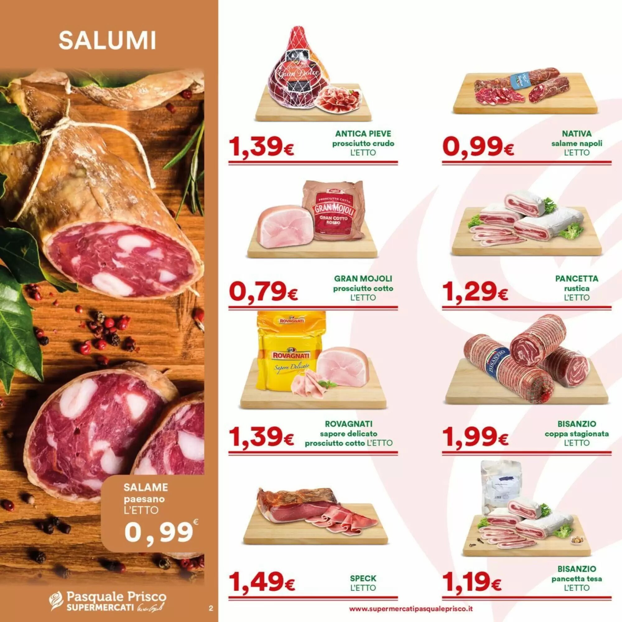 Volantino promozionale Supermercati Pasquale Prisco  valide dal 07/09/2026 - Pagina 2.