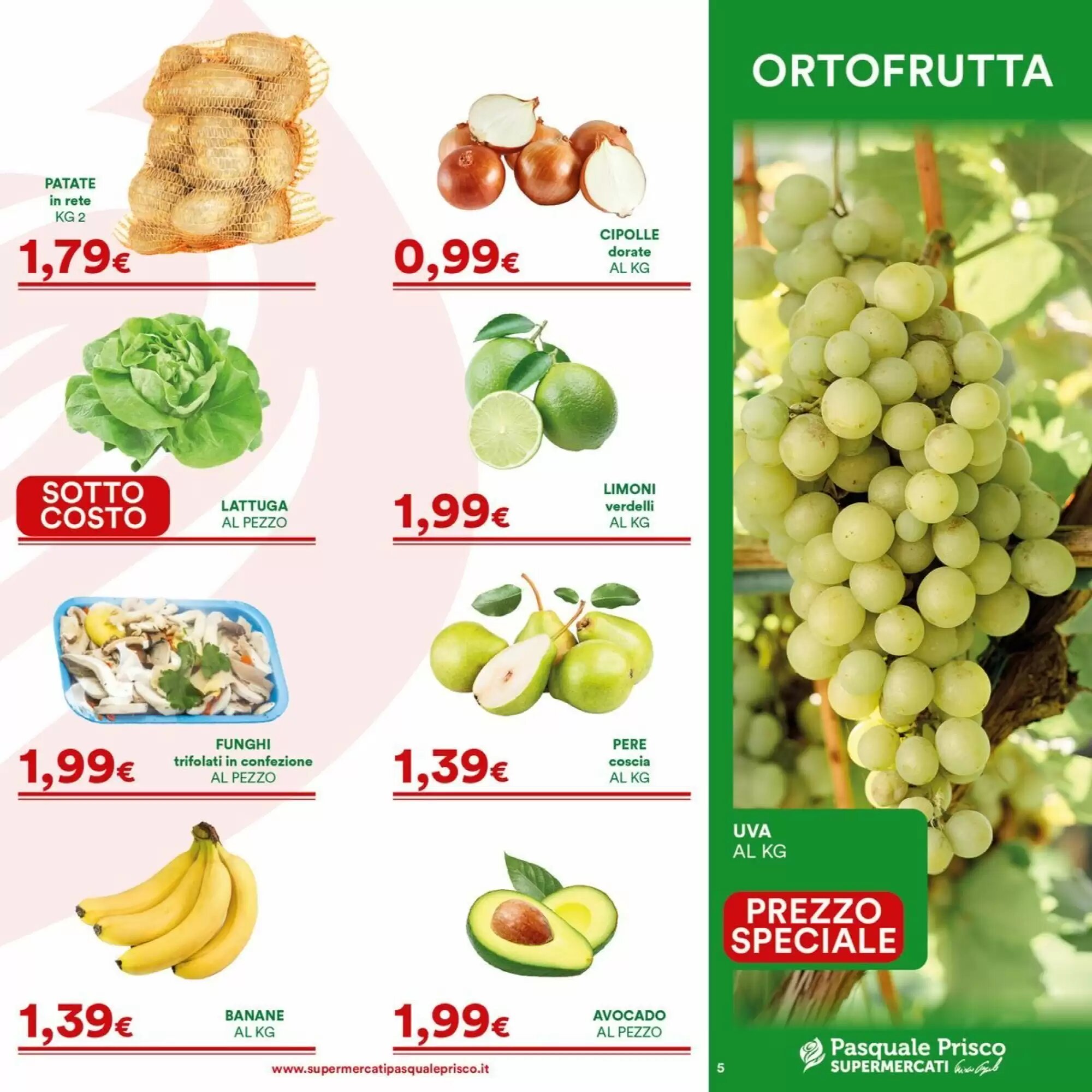 Volantino promozionale Supermercati Pasquale Prisco  valide dal 07/09/2026 - Pagina 5.