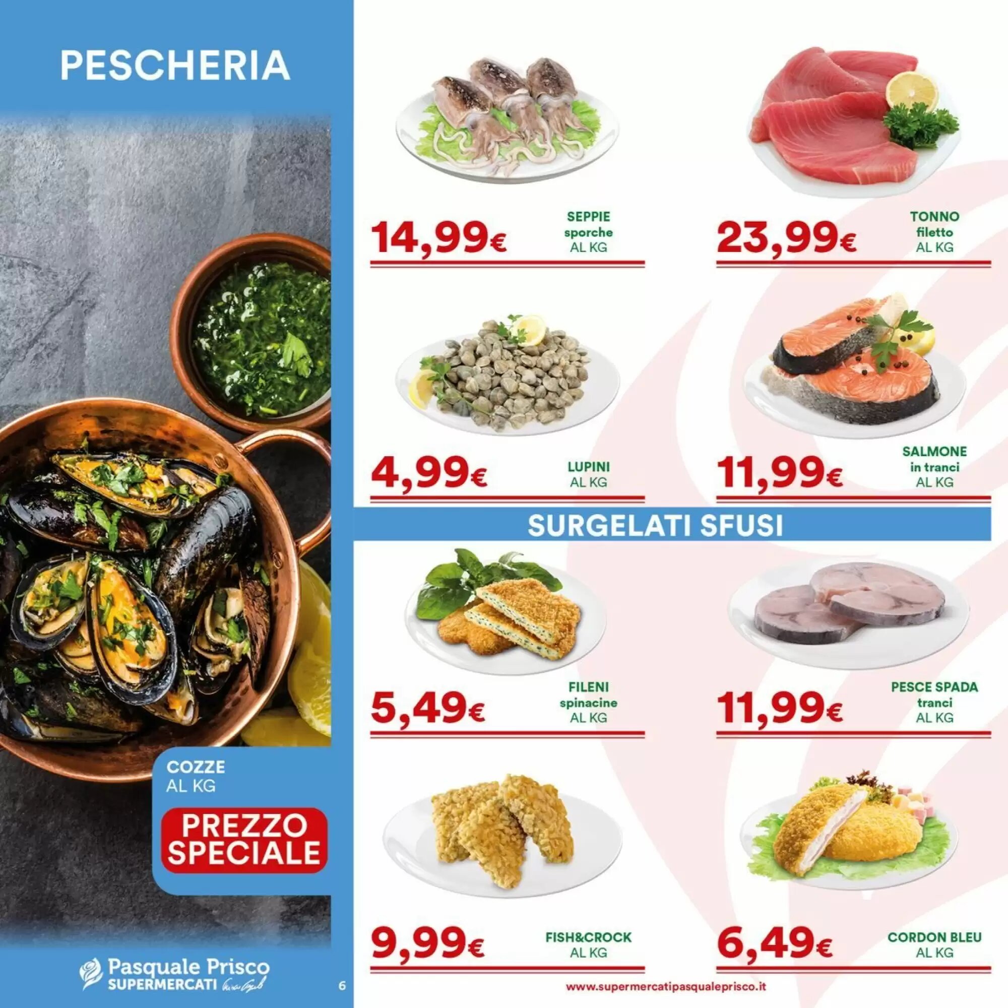 Volantino promozionale Supermercati Pasquale Prisco  valide dal 07/09/2026 - Pagina 6.