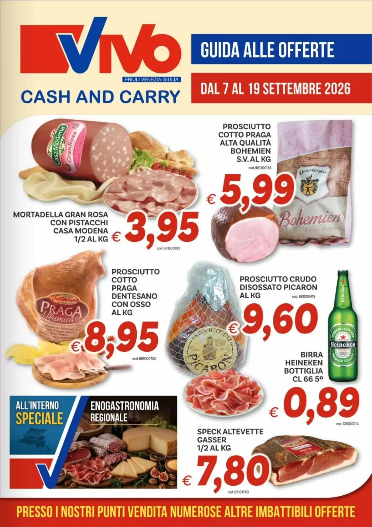 Volantino promozionale Vivo Supermercati  valide dal 07/09/2026 - Pagina 1.