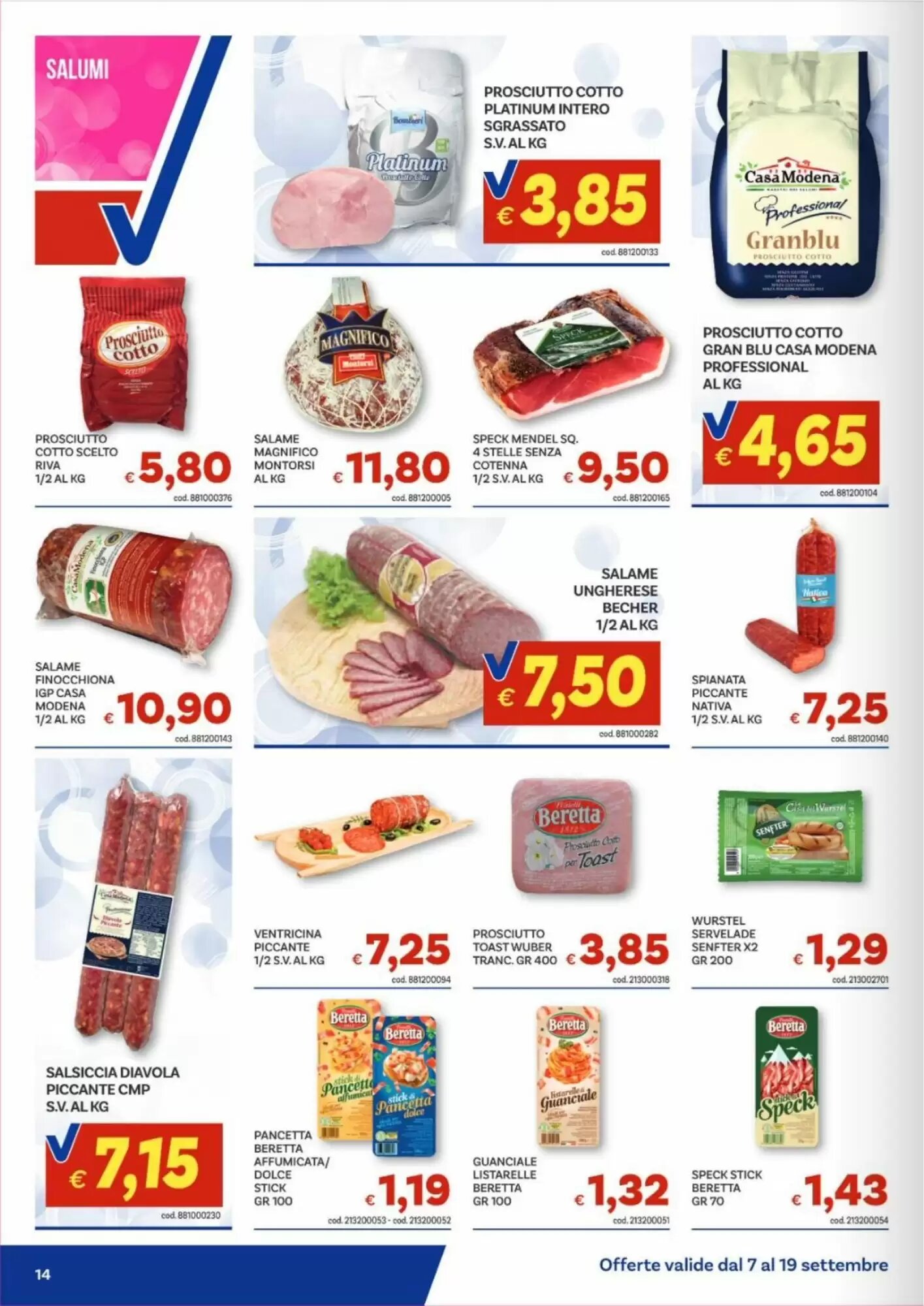 Volantino promozionale Vivo Supermercati  valide dal 07/09/2026 - Pagina 14.