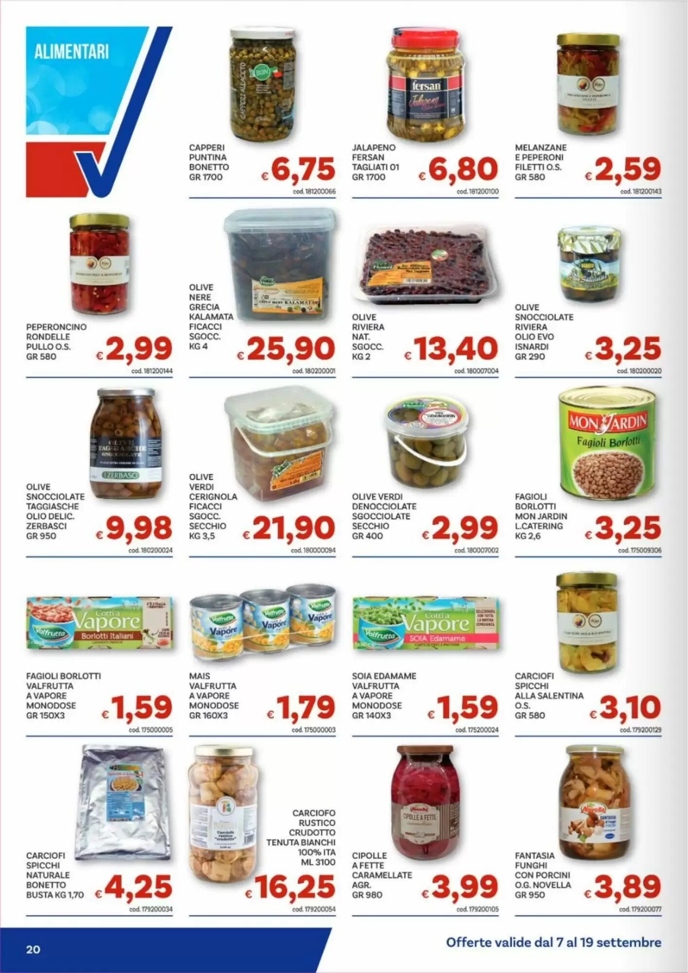 Volantino promozionale Vivo Supermercati  valide dal 07/09/2026 - Pagina 20.