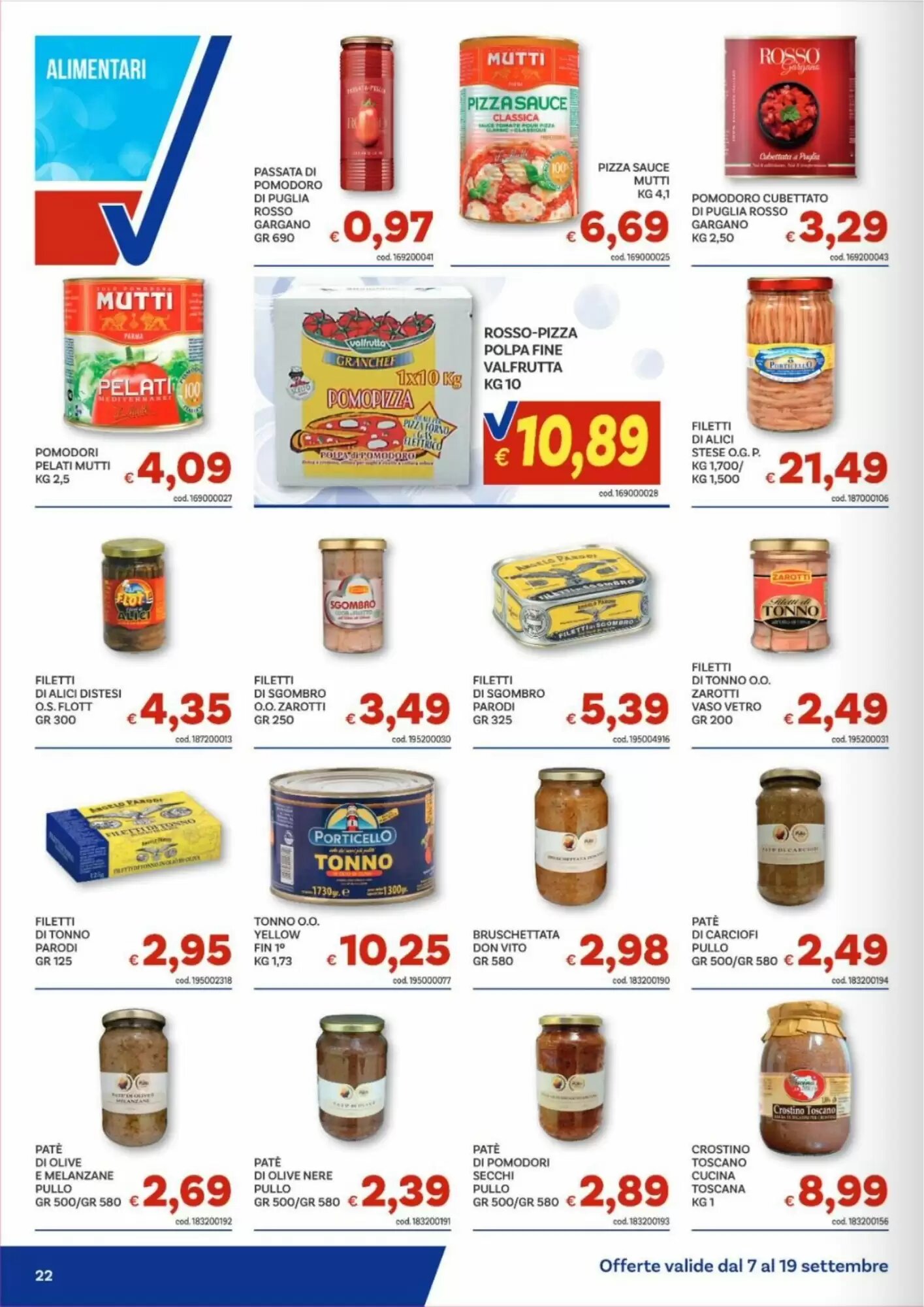 Volantino promozionale Vivo Supermercati  valide dal 07/09/2026 - Pagina 22.