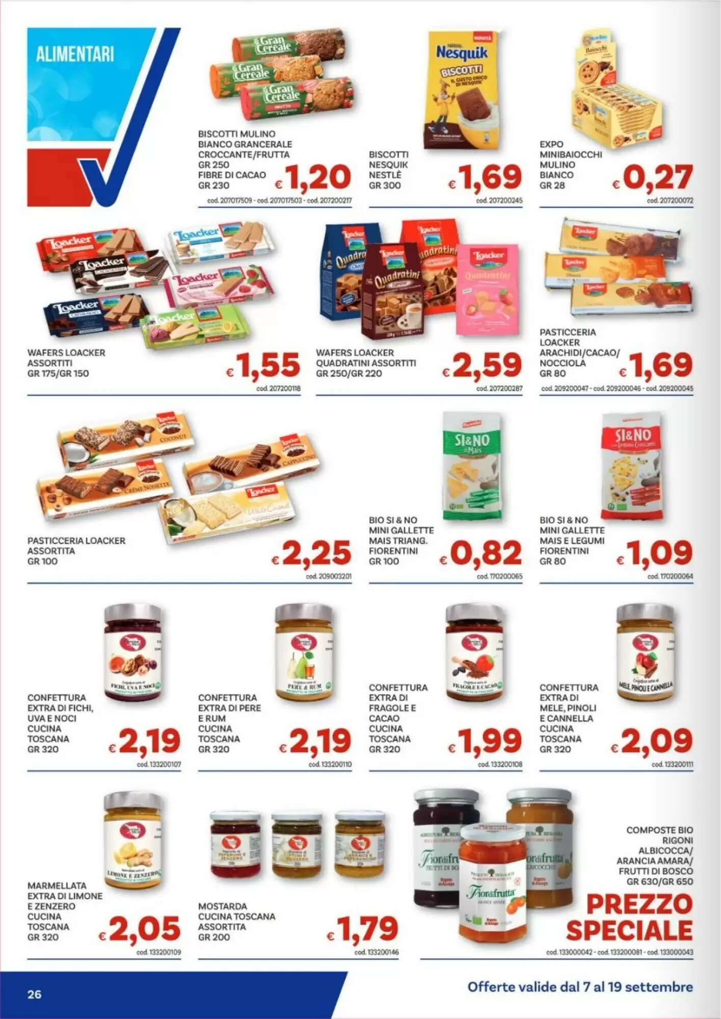 Volantino promozionale Vivo Supermercati  valide dal 07/09/2026 - Pagina 26.