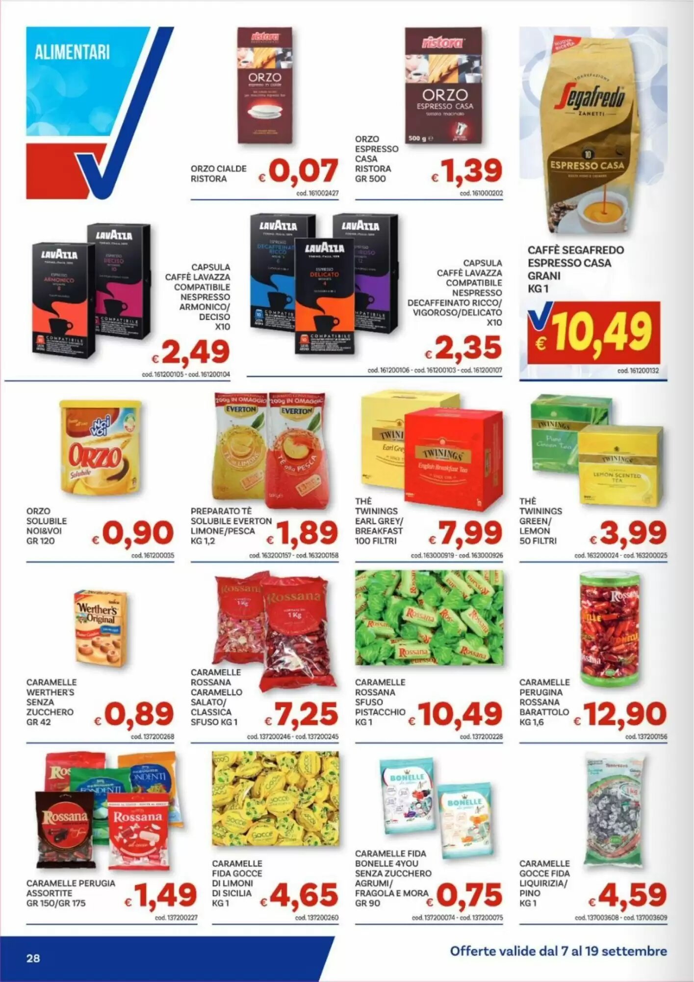 Volantino promozionale Vivo Supermercati  valide dal 07/09/2026 - Pagina 28.