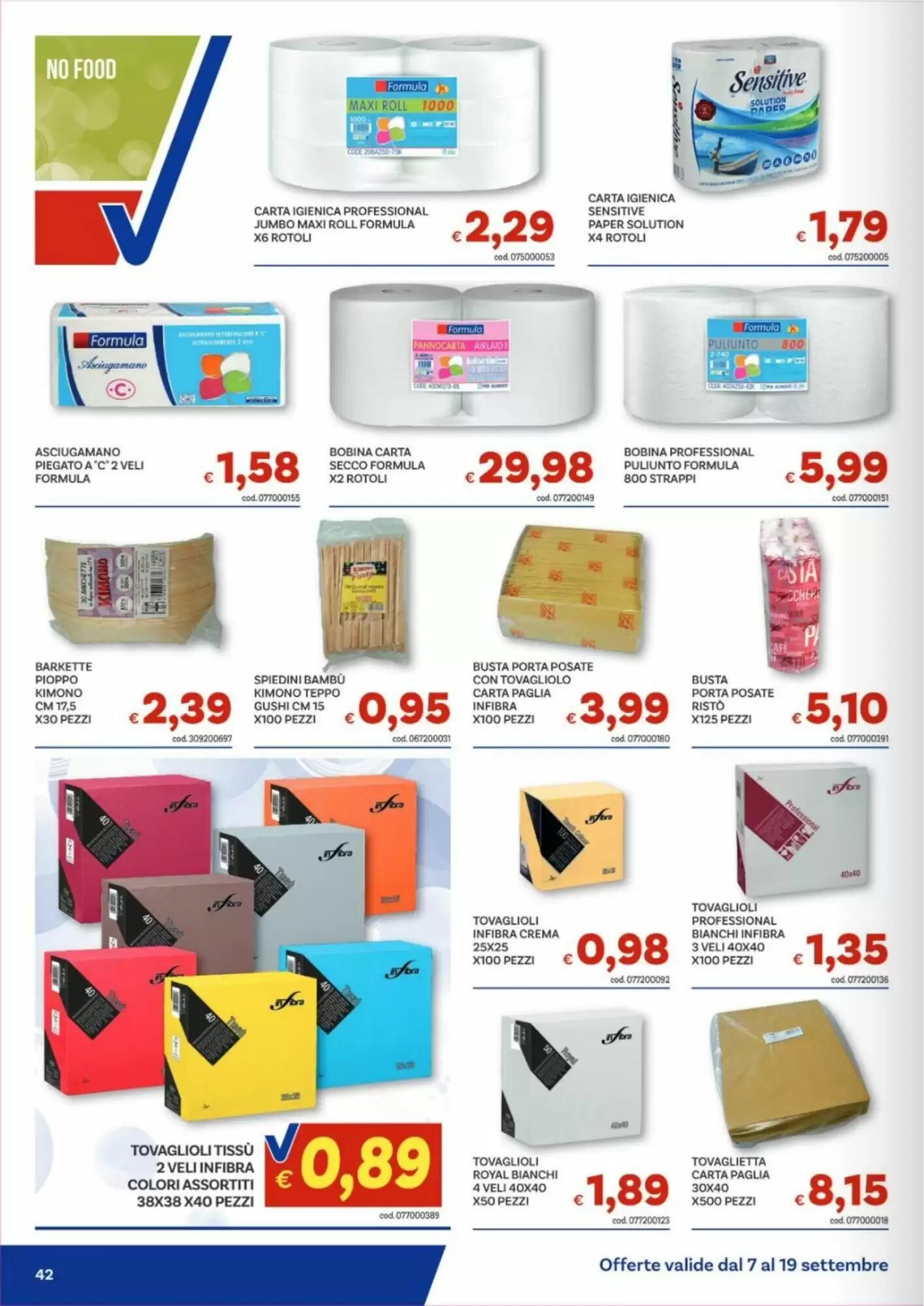 Volantino promozionale Vivo Supermercati  valide dal 07/09/2026 - Pagina 42.