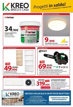 Volantino promozionale Kreo Brico e Casa  valide dal 07/09/2026