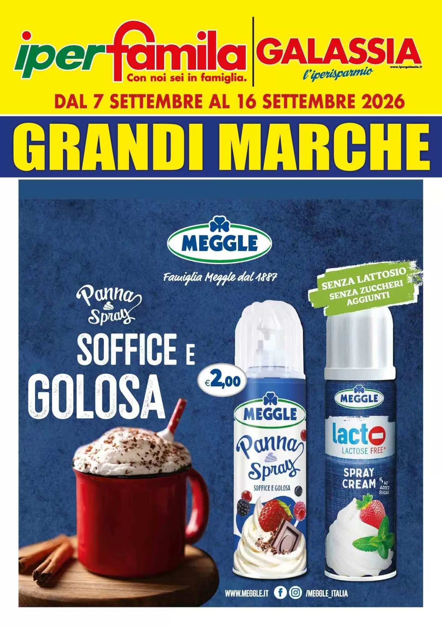 Volantino promozionale Galassia valide dal 07/09/2026 - Pagina 1.