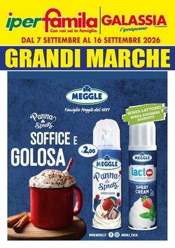 Volantino promozionale Galassia  valide dal 07/09/2026