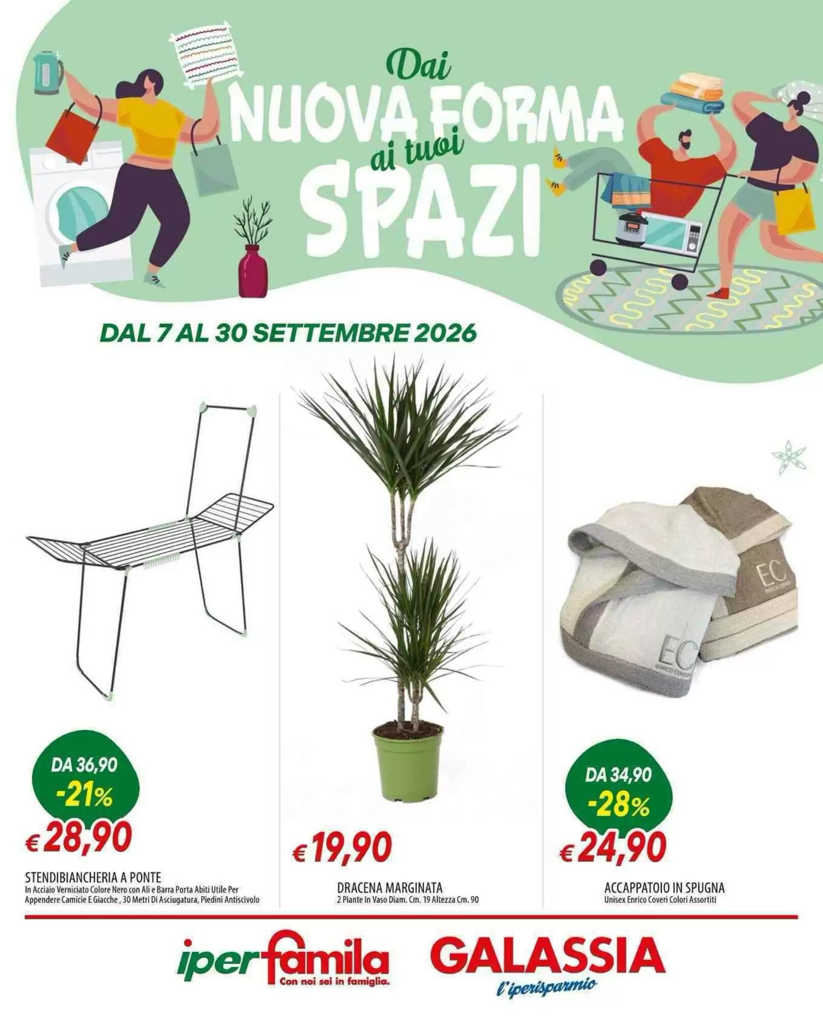 Volantino promozionale Galassia valide dal 07/09/2026 - Pagina 1.