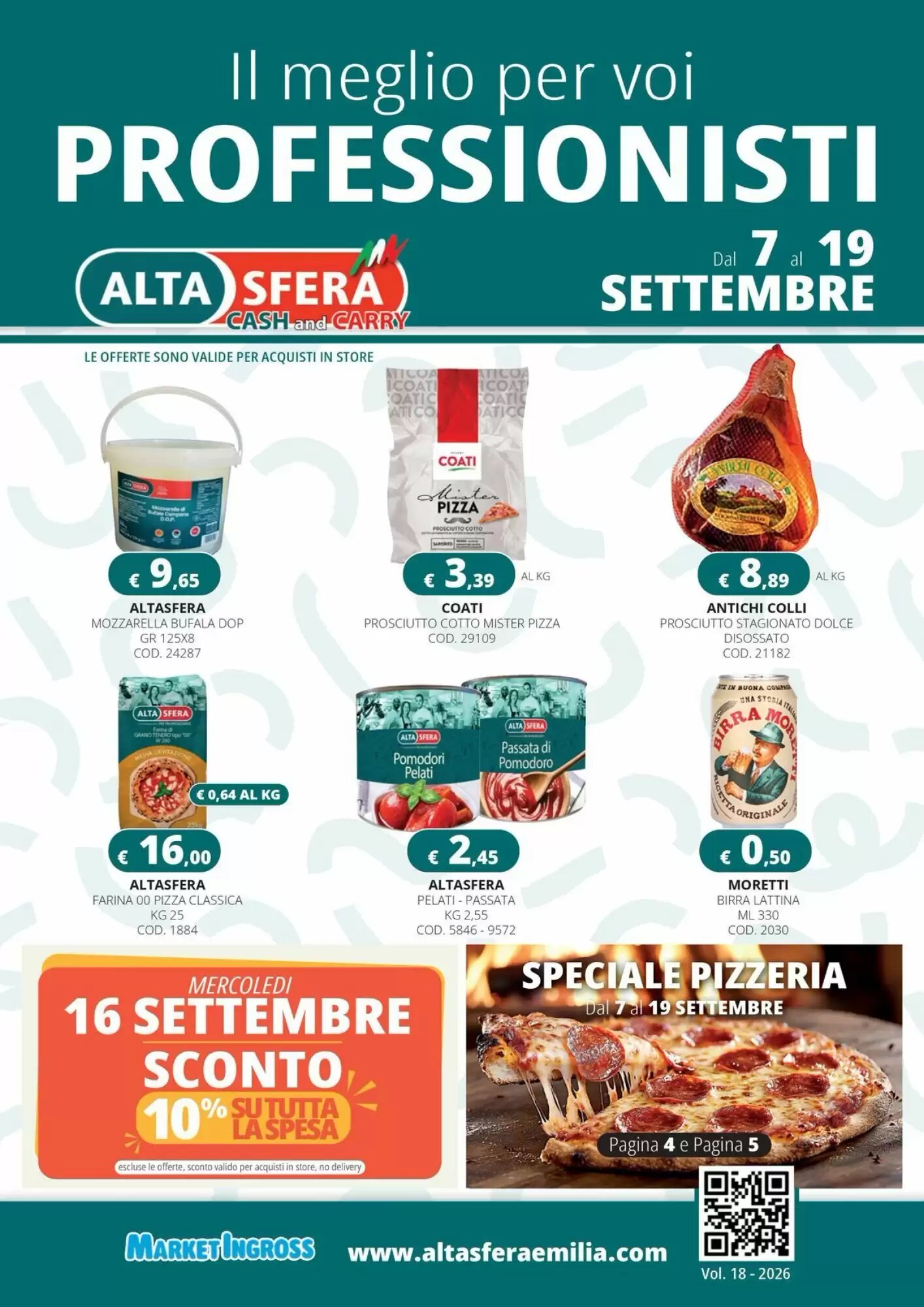 Volantino promozionale Altasfera valide dal 07/09/2026 - Pagina 1.