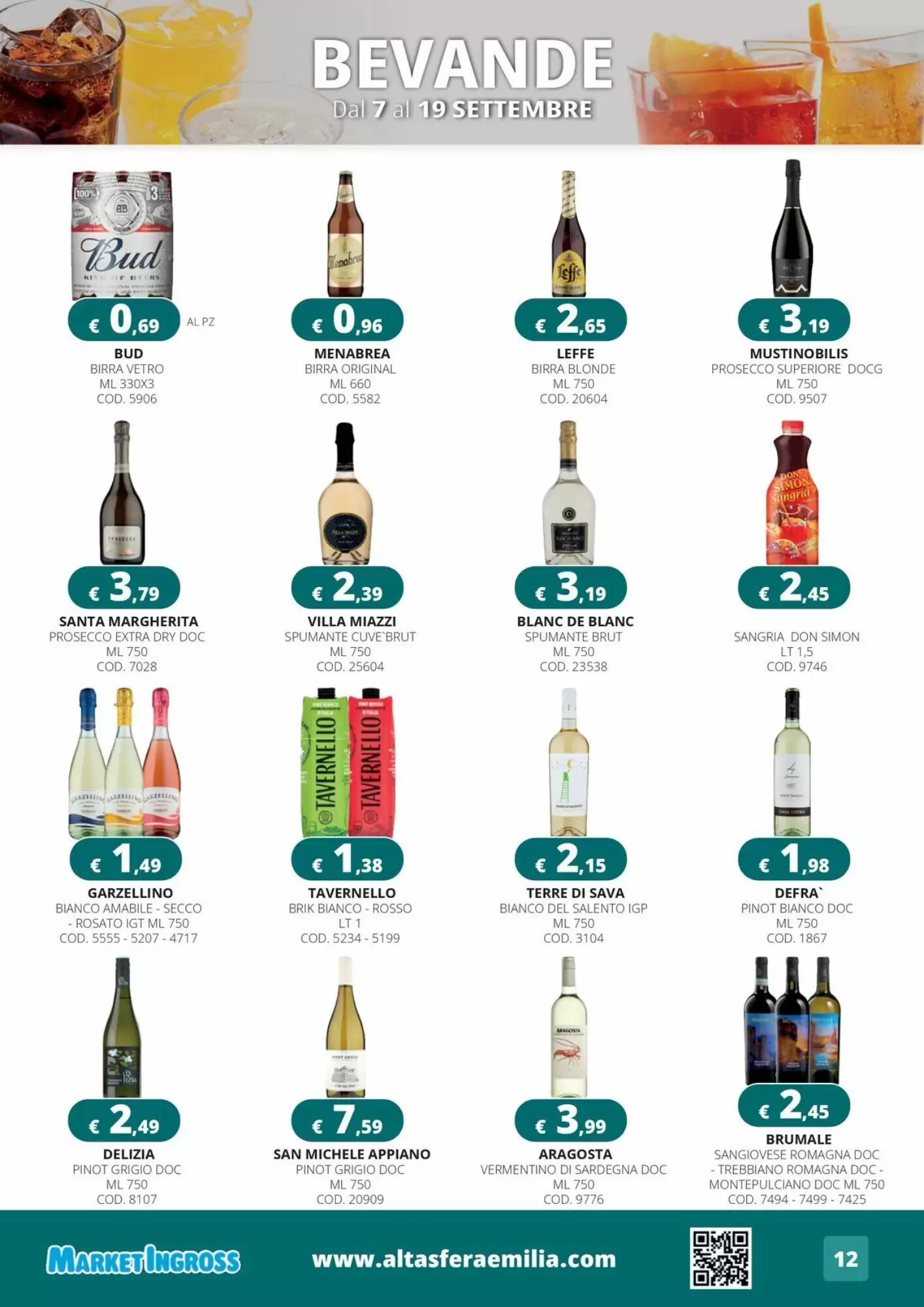 Volantino promozionale Altasfera  valide dal 07/09/2026 - Pagina 12.