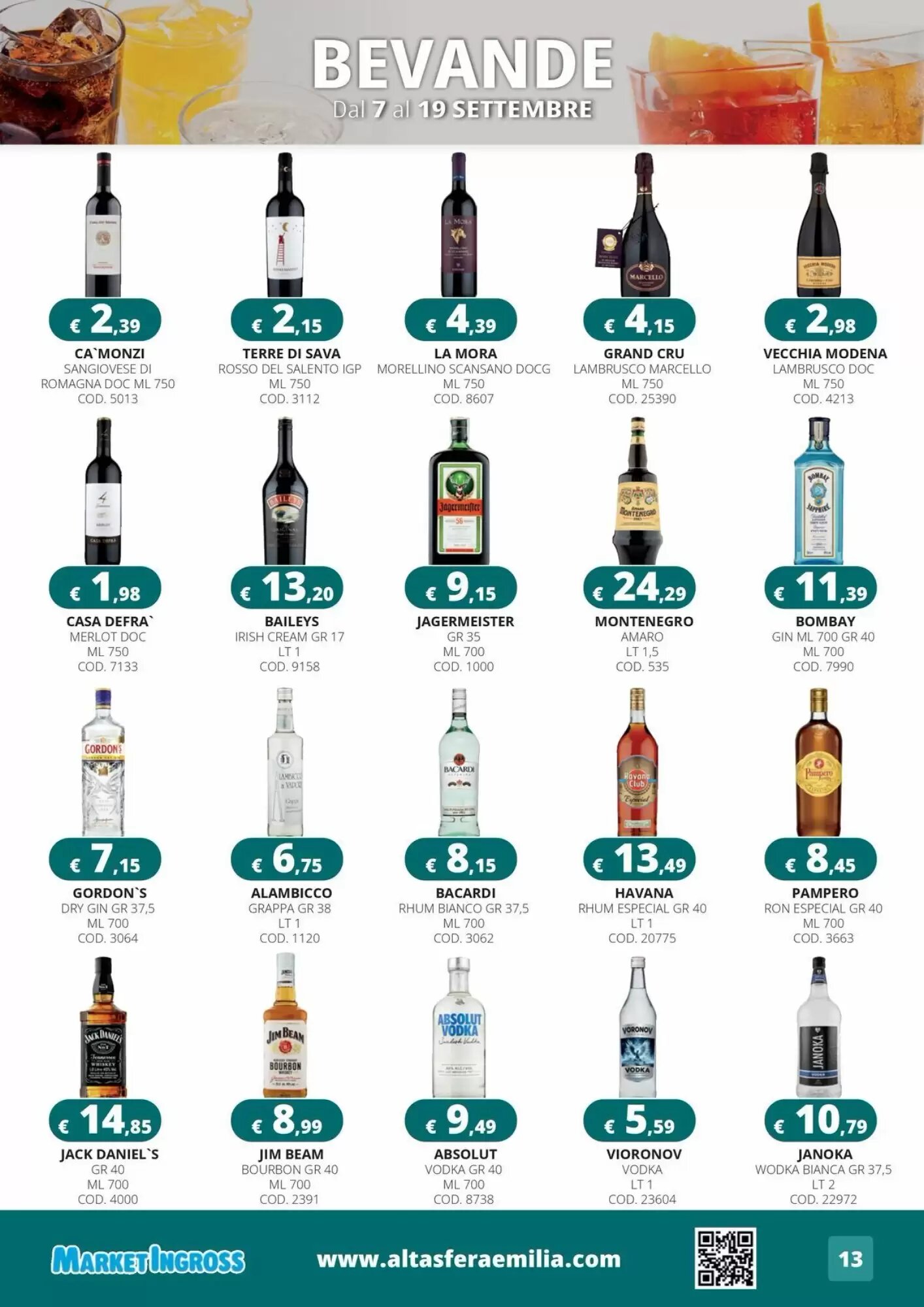 Volantino promozionale Altasfera  valide dal 07/09/2026 - Pagina 13.