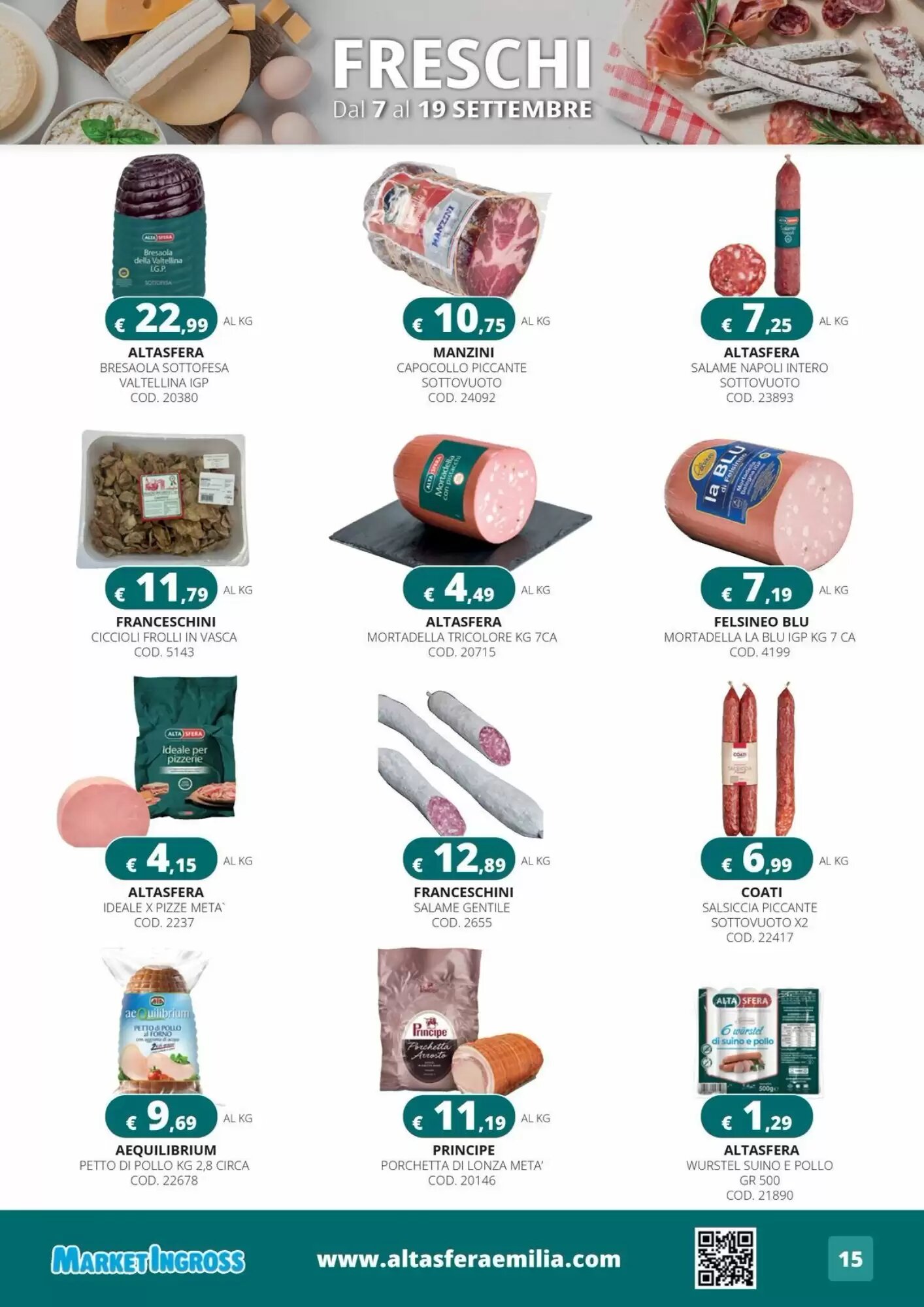 Volantino promozionale Altasfera  valide dal 07/09/2026 - Pagina 15.