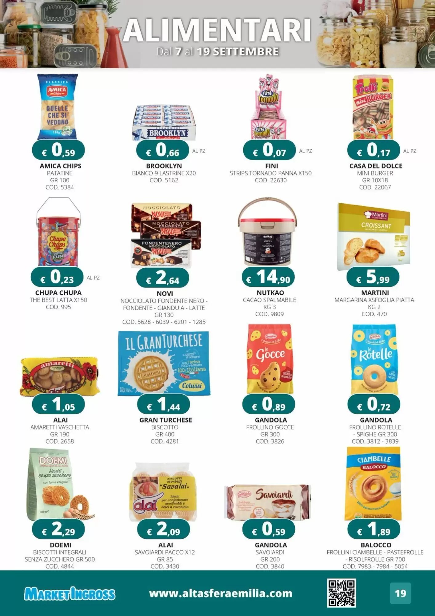 Volantino promozionale Altasfera  valide dal 07/09/2026 - Pagina 19.